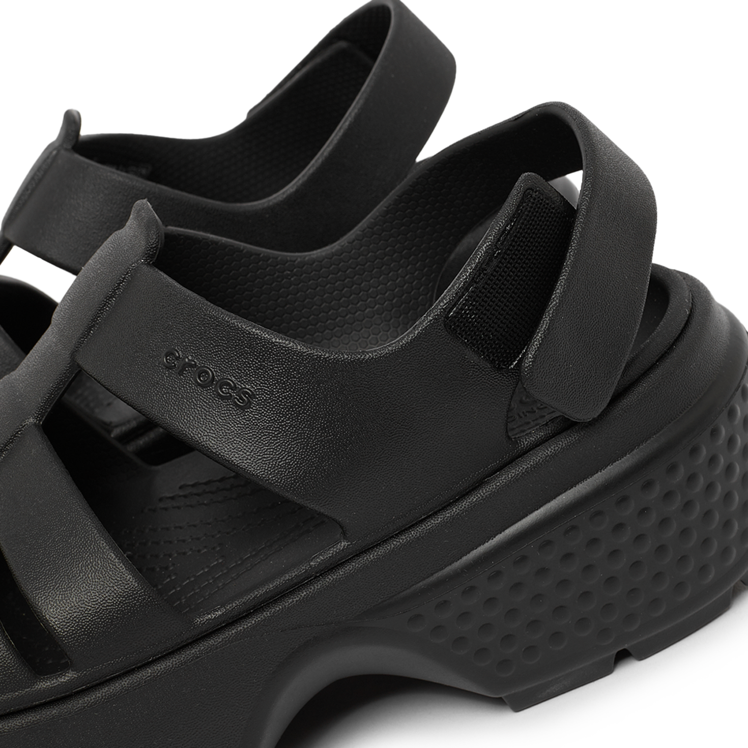 Buy Crocs Stomp Fisherman Sandal in black | 209938-001 at