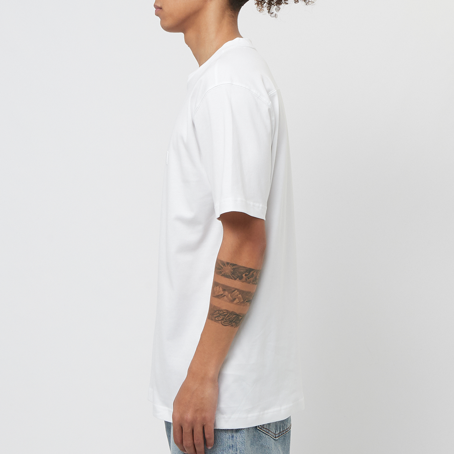 Tシャツ・カットソー NOT4NERD Roots Logo TShirts White TS084WH Gender Free - T-shirts & Graphic Tees | Roots