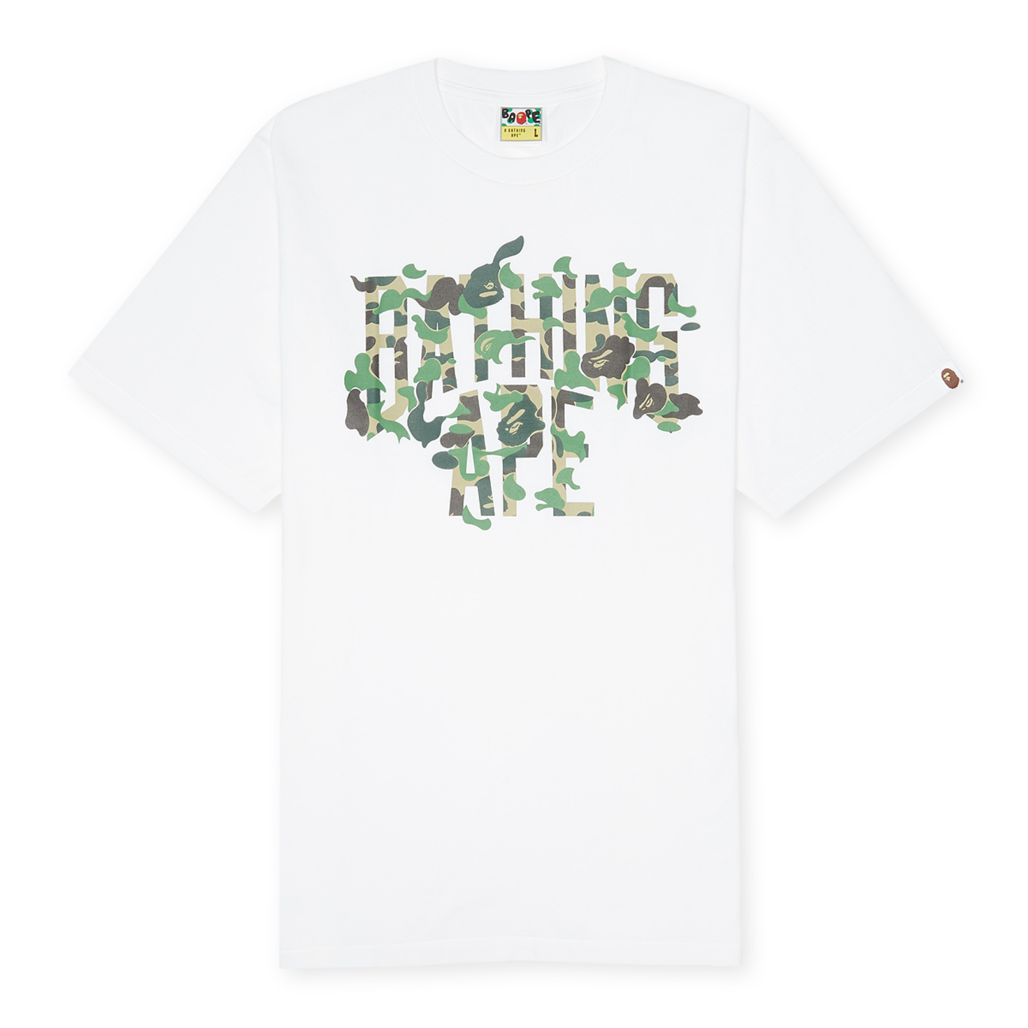 トップス ABATHINGAPE ABC CAMO NYC TEE ABC CAMO NYC LOGO TEE | bape.com