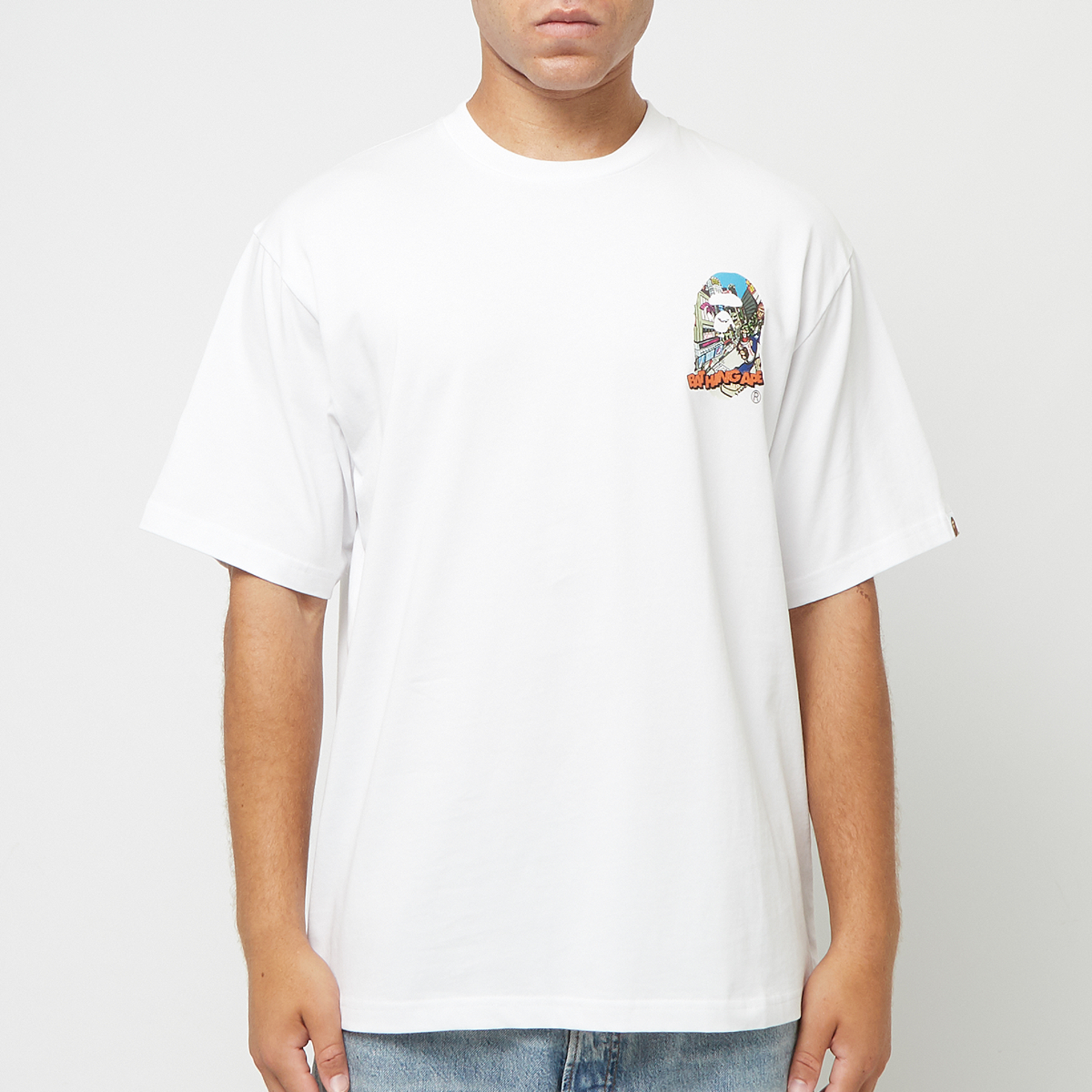 A BATHING APE T be@rbrick シャツ Lサイズ ホワイト A BATHING APE® x BE@RBRICK | bape.com