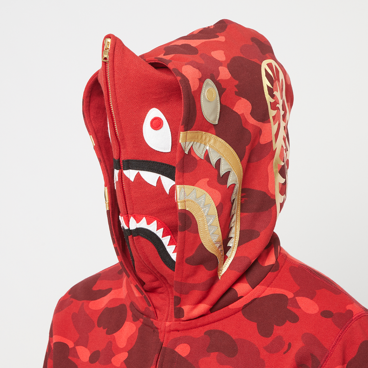 Buy A Bathing Ape Color Camo Double Shark Full Zip Hoodie in