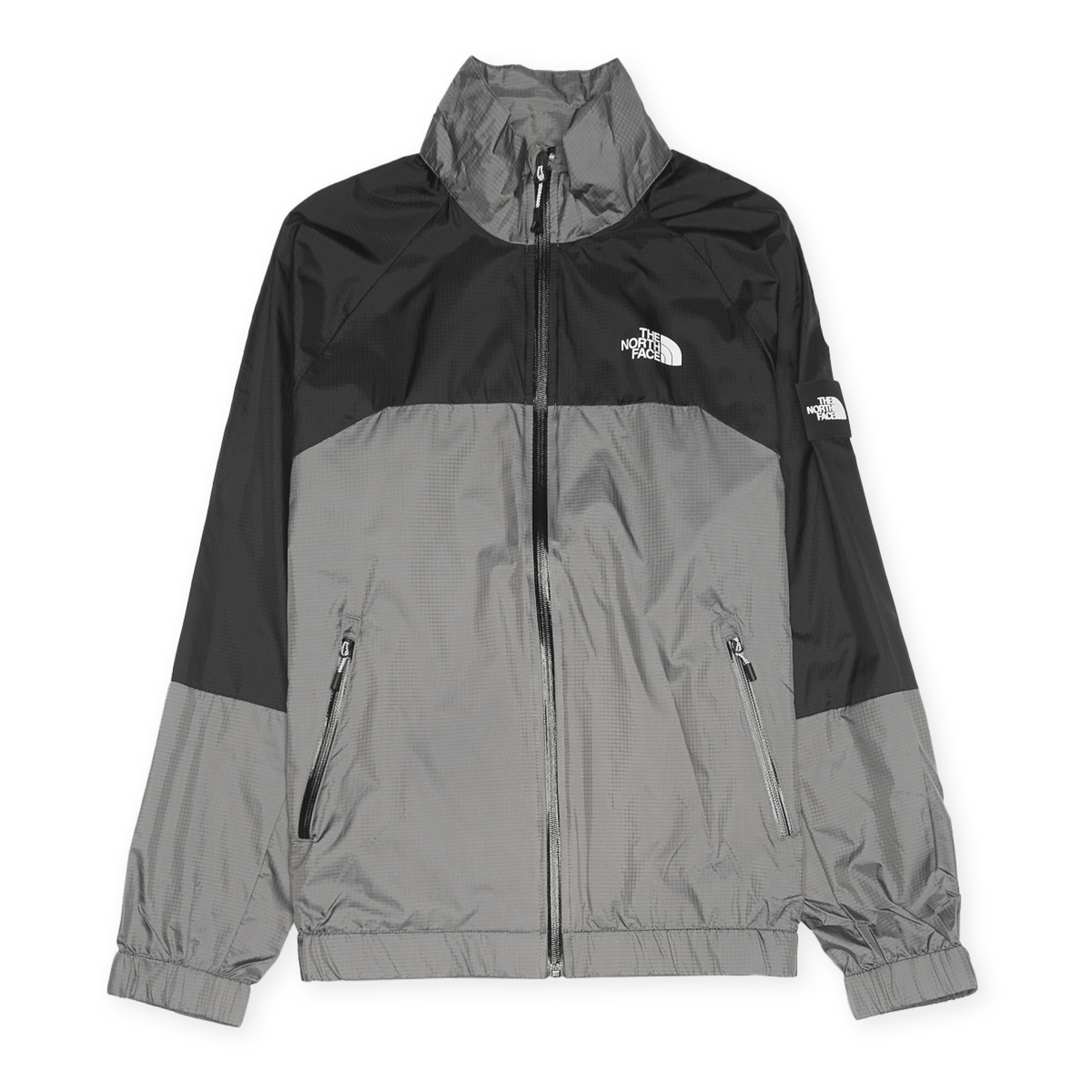 Buy The North Face Wind Shell Full Zip in grey | NF0A879FRPI1 at