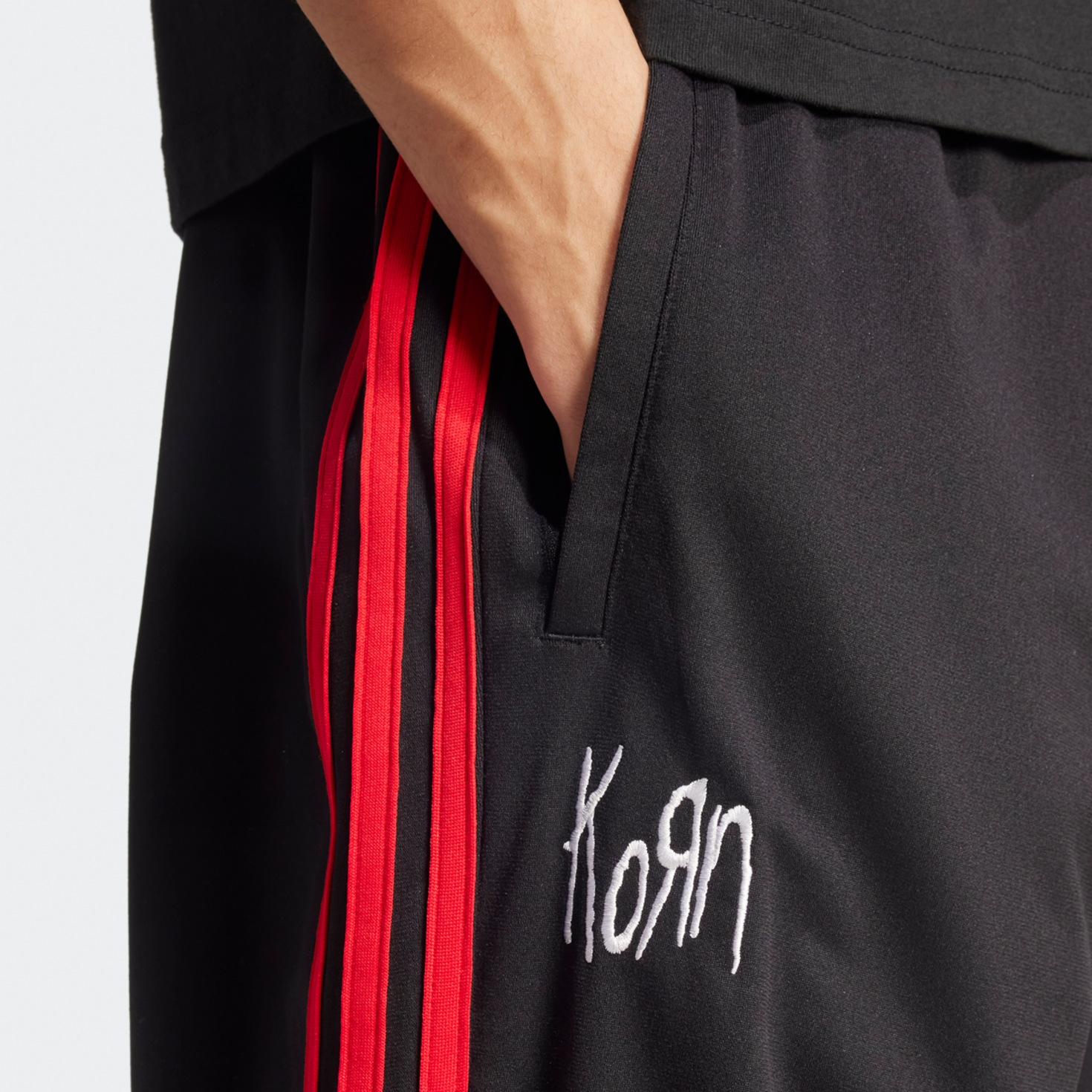 ウォーキング・ランニングウェア adidas Originals x KoRN TRACK PANT adidas x KoRn Track Pant Black Men's - FW24 - US