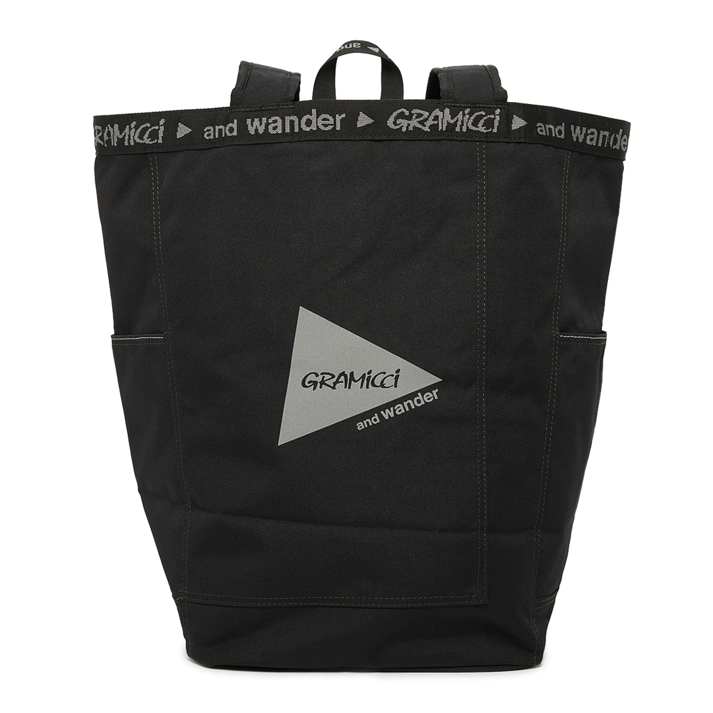 GRAMICCI and Wander ボストンバッグ ブラック Gramicci x And Wander Multi Patchwork Boston Bag - Black