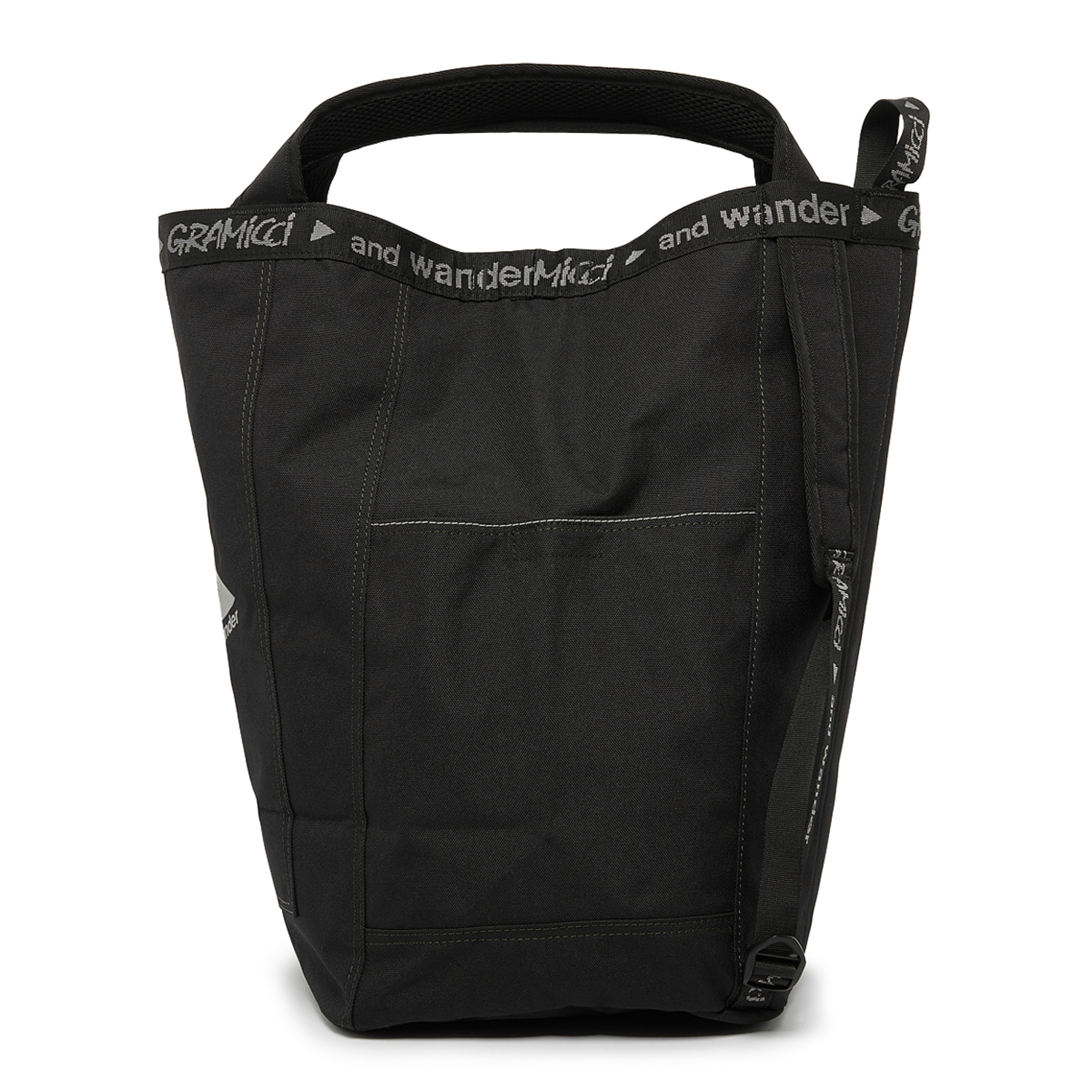 Buy Gramicci x And Wander Multi Patchwork 2Way Pack in zwart