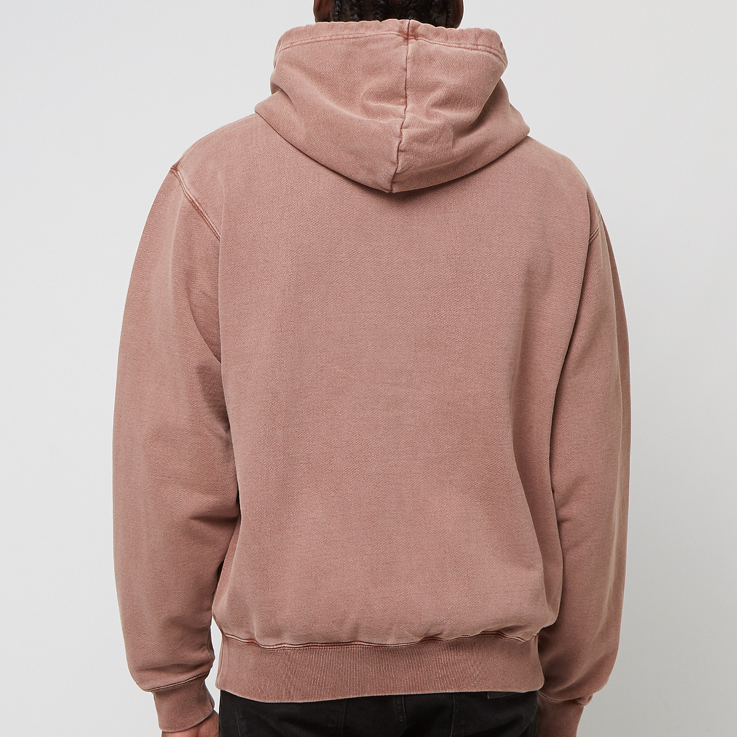 Buy BoTT Pigment Dyed Zip Hoodie in braun