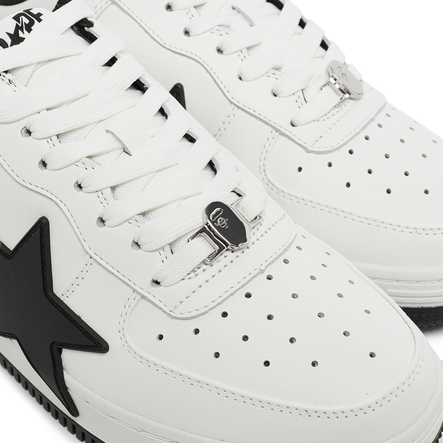 値下げ可能 A BATHING APE BAPE STA#2 ホワイト 23cm A Bathing Ape Bape Sta #2 White Patent Men's - 1K30-191-302