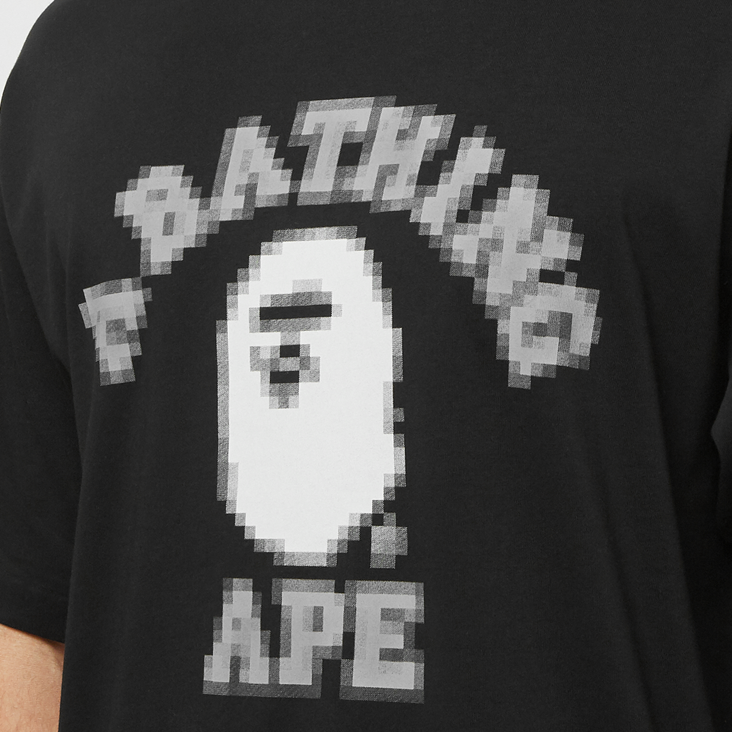 極美品 正規品 A BATHING APE COLLEGE TEE ブラック S A BATHING APE® College One Point Relaxed Fit Tee | Bape