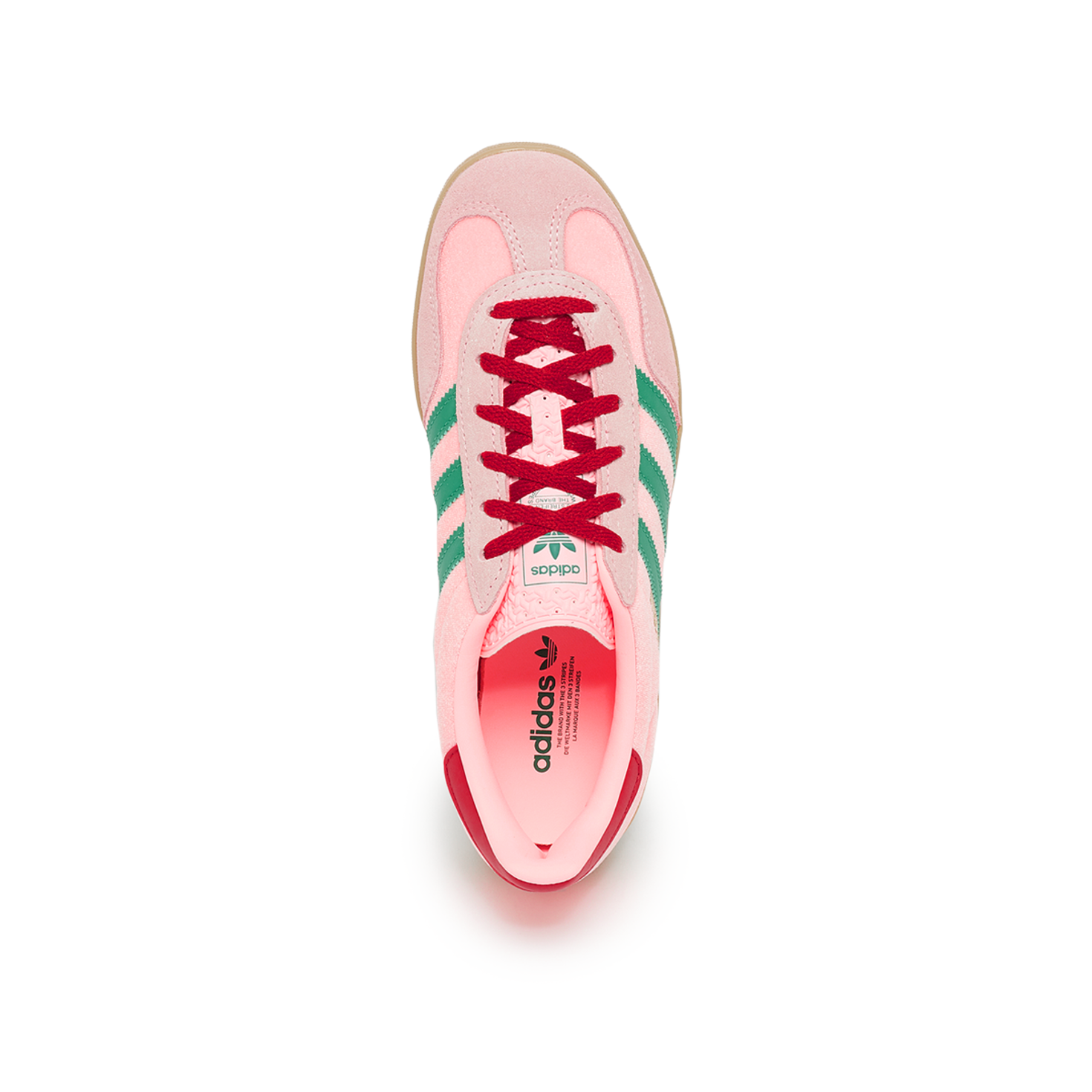Adidas Gazelle White Pink Stripes Adidas Gazelle Indoor Sneakers