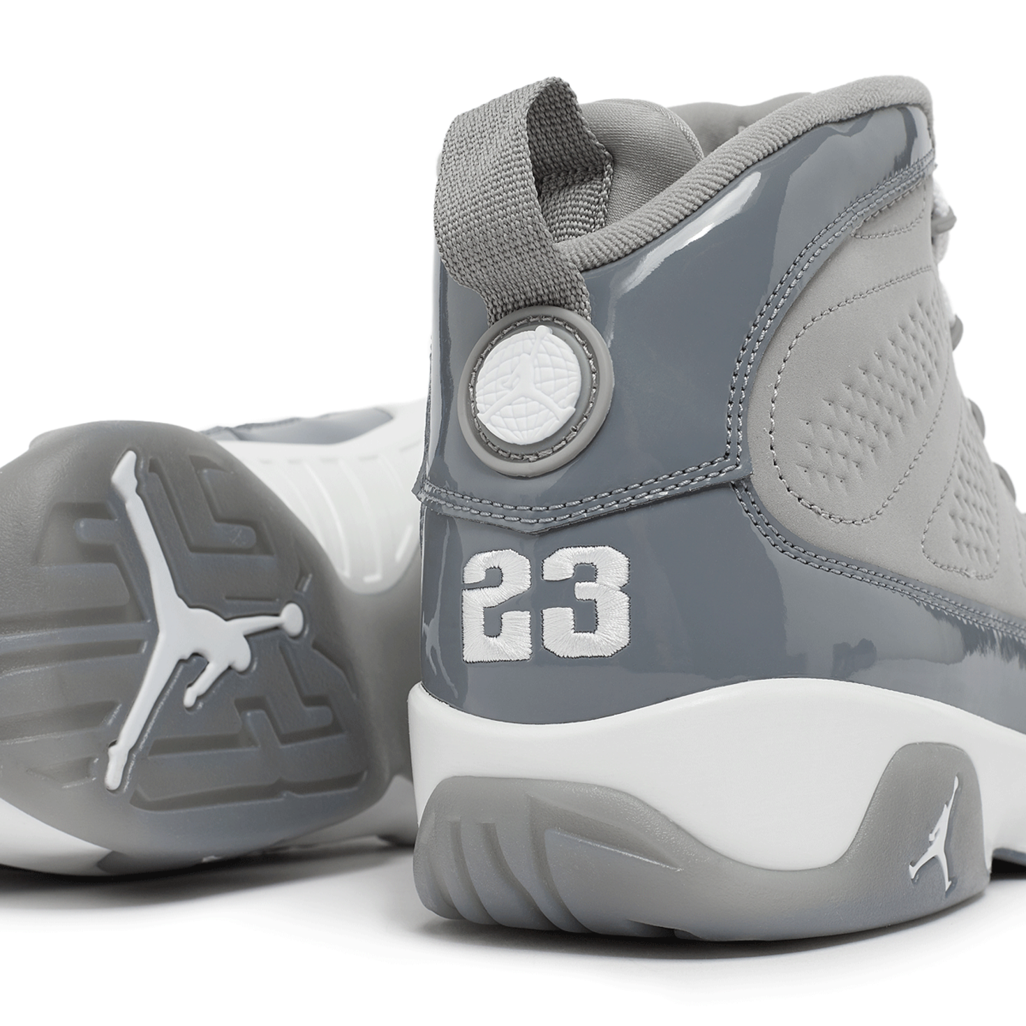 シューズ(男性用) AIR JORDAN 9 RETRO COOL GREY-WHITE 28cm Buy Air Jordan 9 Retro Men's Shoes - Medium Grey/White/Cool