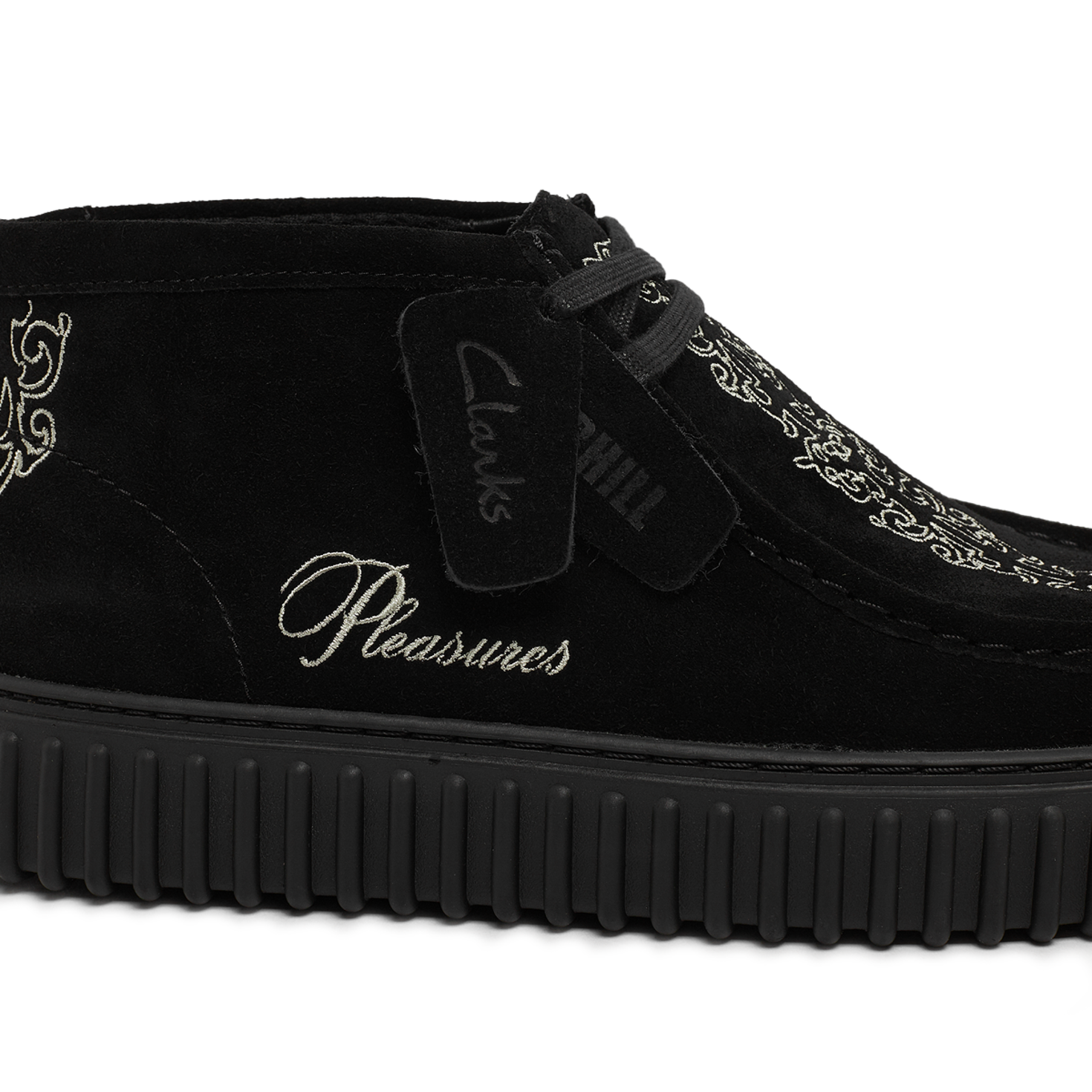 Buy Clarks x PLEASURES Torhill Woven in black | 26180267 at