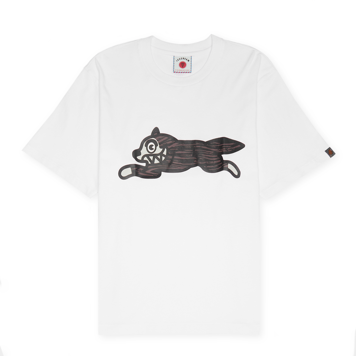 【関税込み】ICECREAM ホワイト Running Dog Tシャツ ICECREAM Running Dog T-Shirt 'White Blue' — Kick Game
