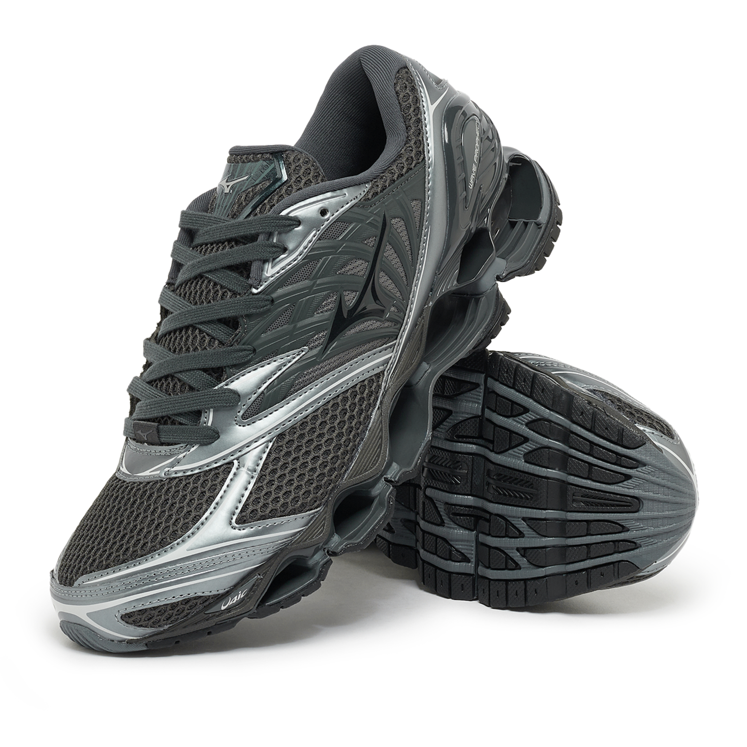 Mizuno WAVE PROPHECY LS ブラック/グレー Mizuno Wave Prophecy LS Sneaker » Buy online now!