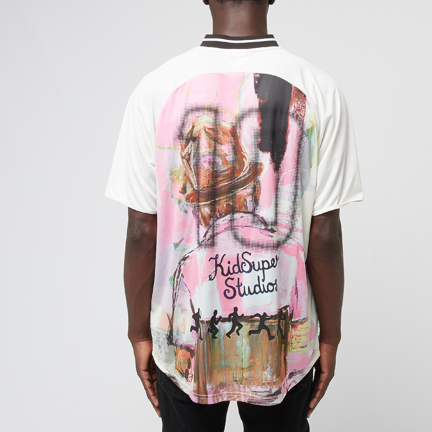 【WONDER WONDER】Hills Sporty Boxy Color Collar Jersey S/S T BUTTERFLY-VIBE-Big-Kids'-Crew-Top