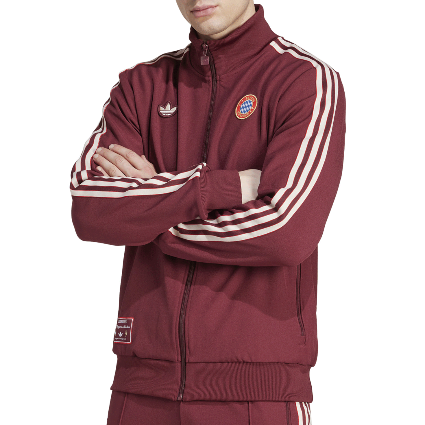 Buy adidas Originals FC Bayern Icon Track Top in rot