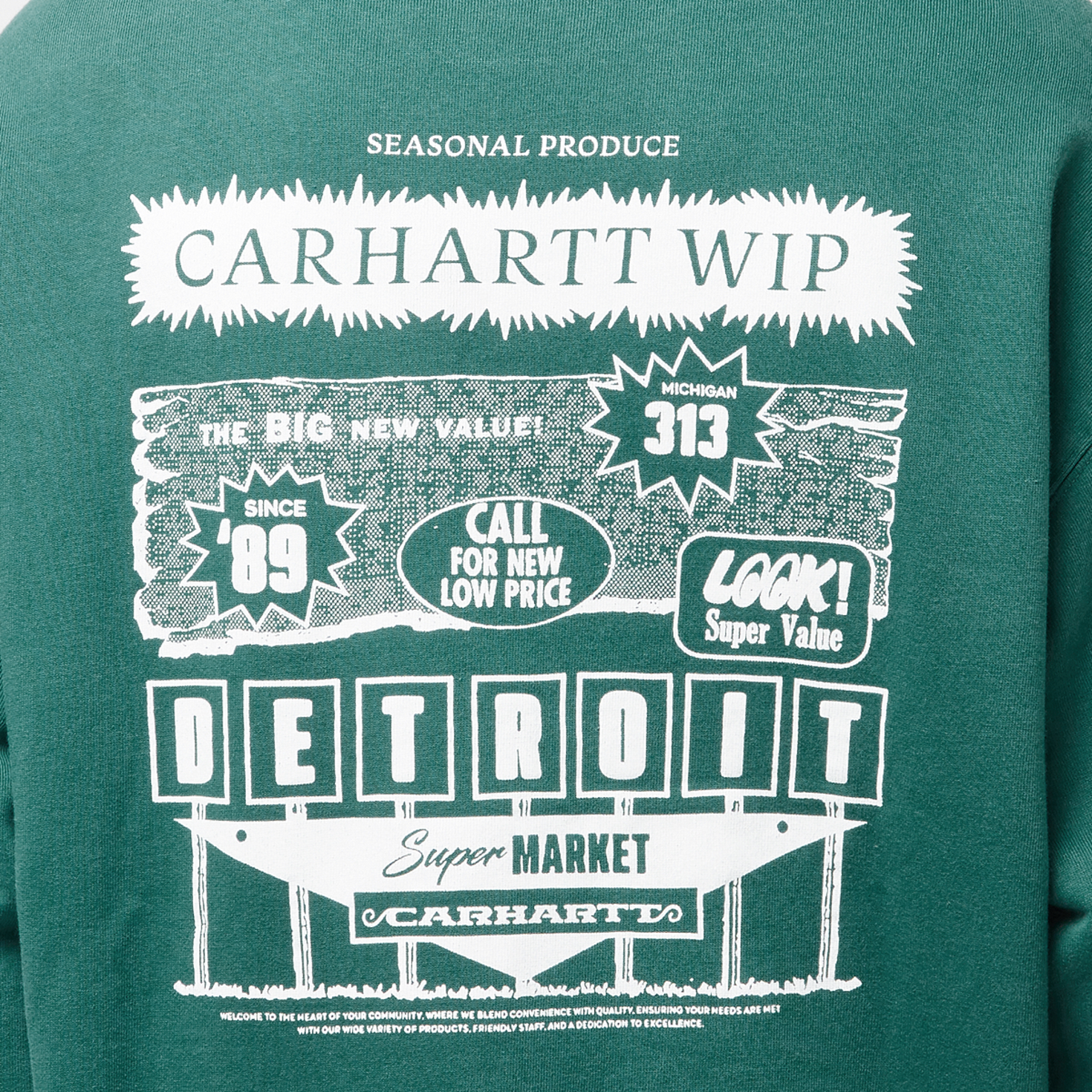 Buy Carhartt WIP Catalogue Sweatshirt in grün | I034729