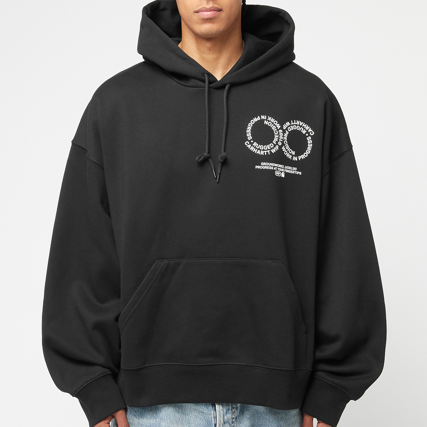 Buy Carhartt WIP Hooded Rotation Sweatshirt in black Buy Carhartt WIP Hooded Rotation Sweatshirt in black