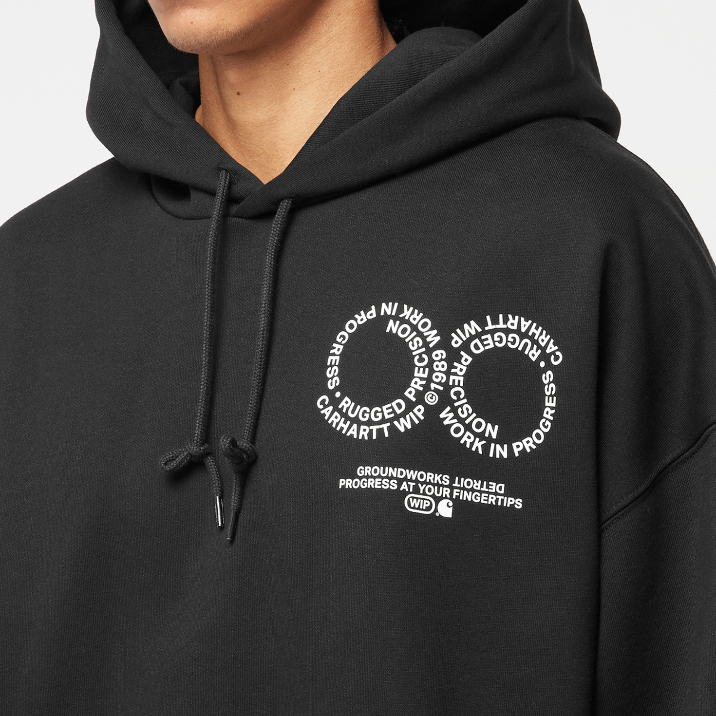 Buy Carhartt WIP Hooded Rotation Sweatshirt in black