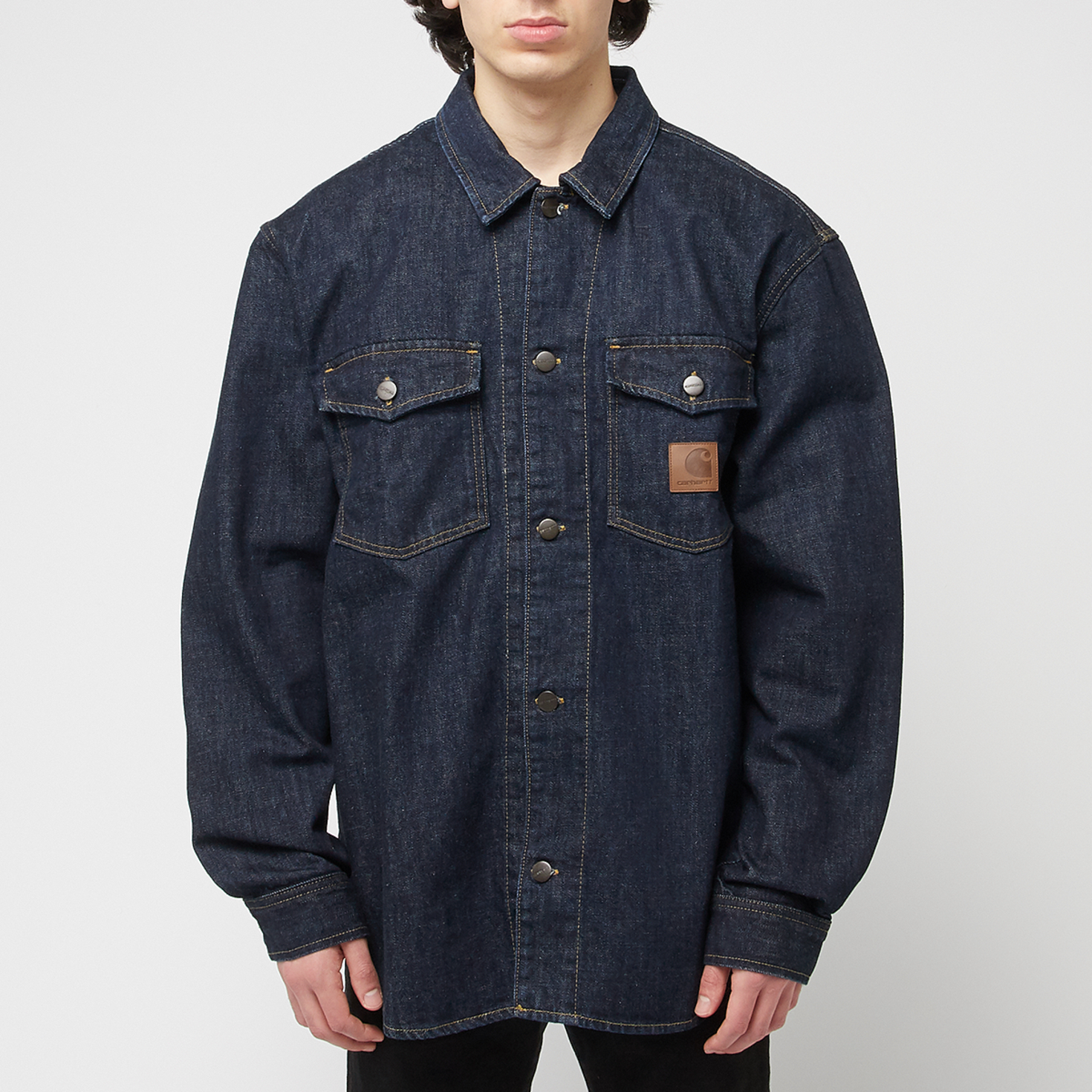 Buy Carhartt WIP Lincoln Shirt Jacket in blue | I034735