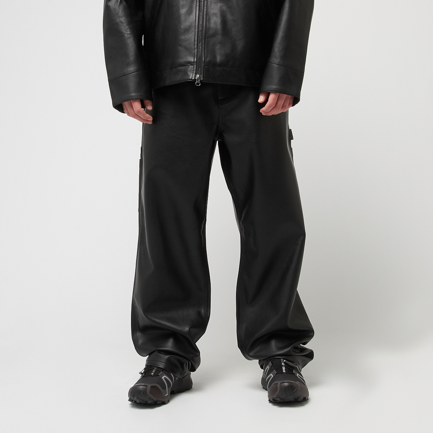 パンツ Carhartt WIP SINGLE KNEE PANT BLACK Carhartt-WIP-Single-Knee-Pant-