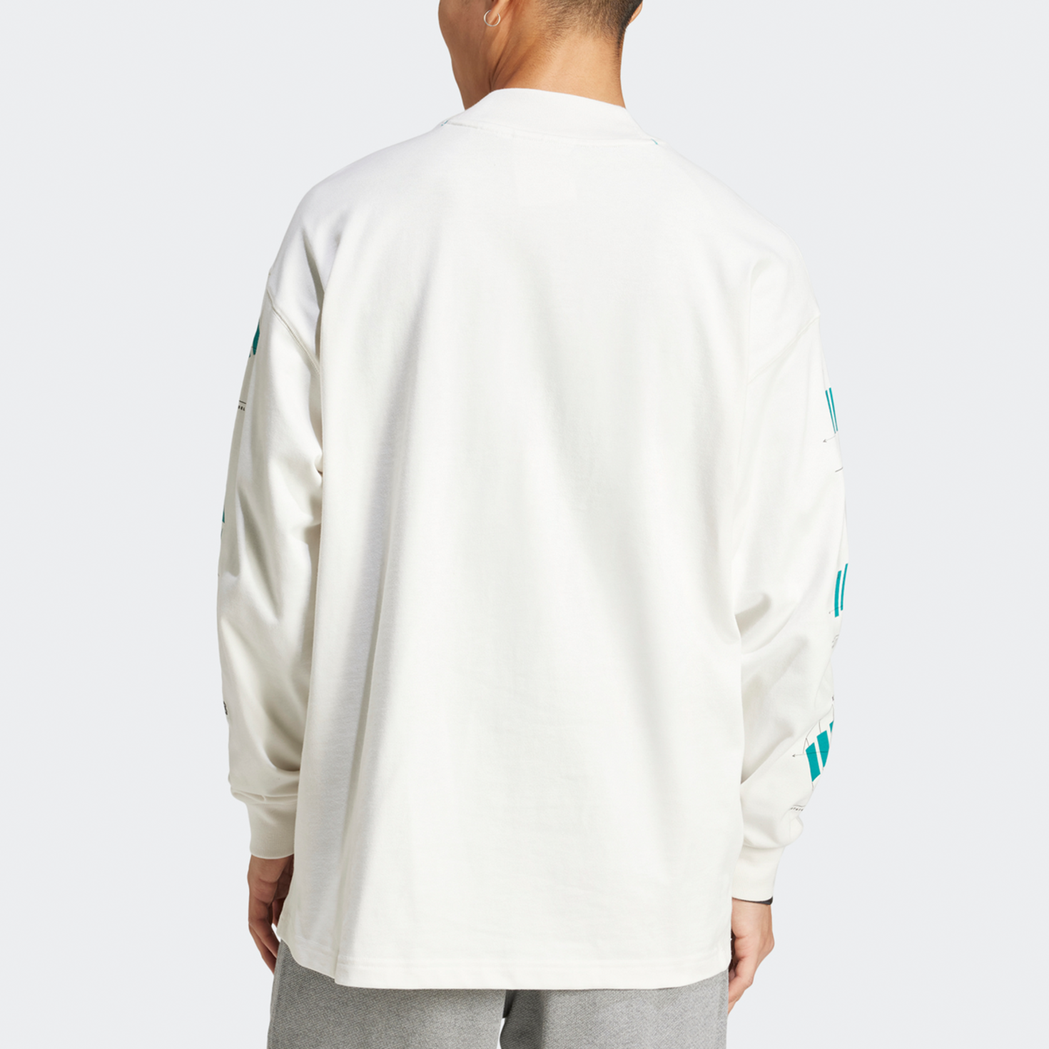 Buy adidas Originals EQT GFX Tee Longsleeve in white
