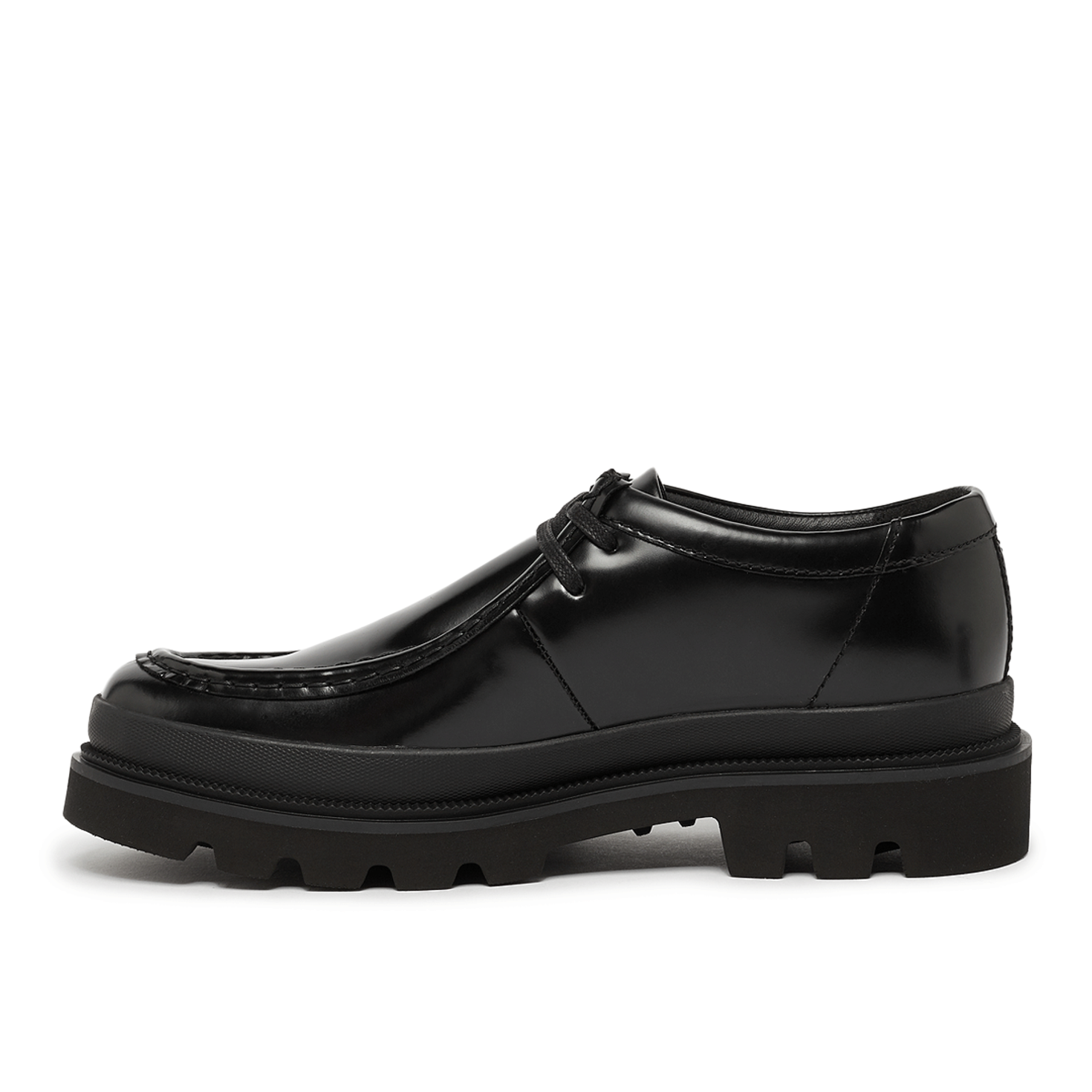 Clarks Badell Seam ブラックレザーシューズ Clarks Badell Seam ブラックレザーシューズ