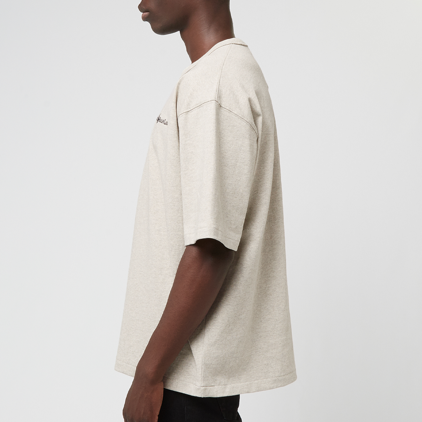 Tシャツ・カットソー POLO RALPH LAUREN Men T-shirt Beige 710964511 003 Polo Ralph Lauren Logo-print Cotton T-shirt Light Grey Polo