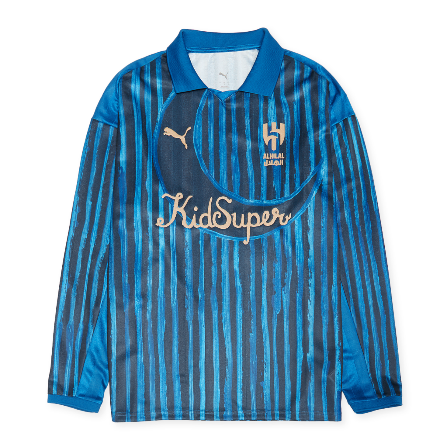 Tシャツ・カットソー Puma x Kidsuper MCFC Long Sleeve Retro  Jersey Manchester City KidSuper Retro Long Sleeve Shirt 2025/26