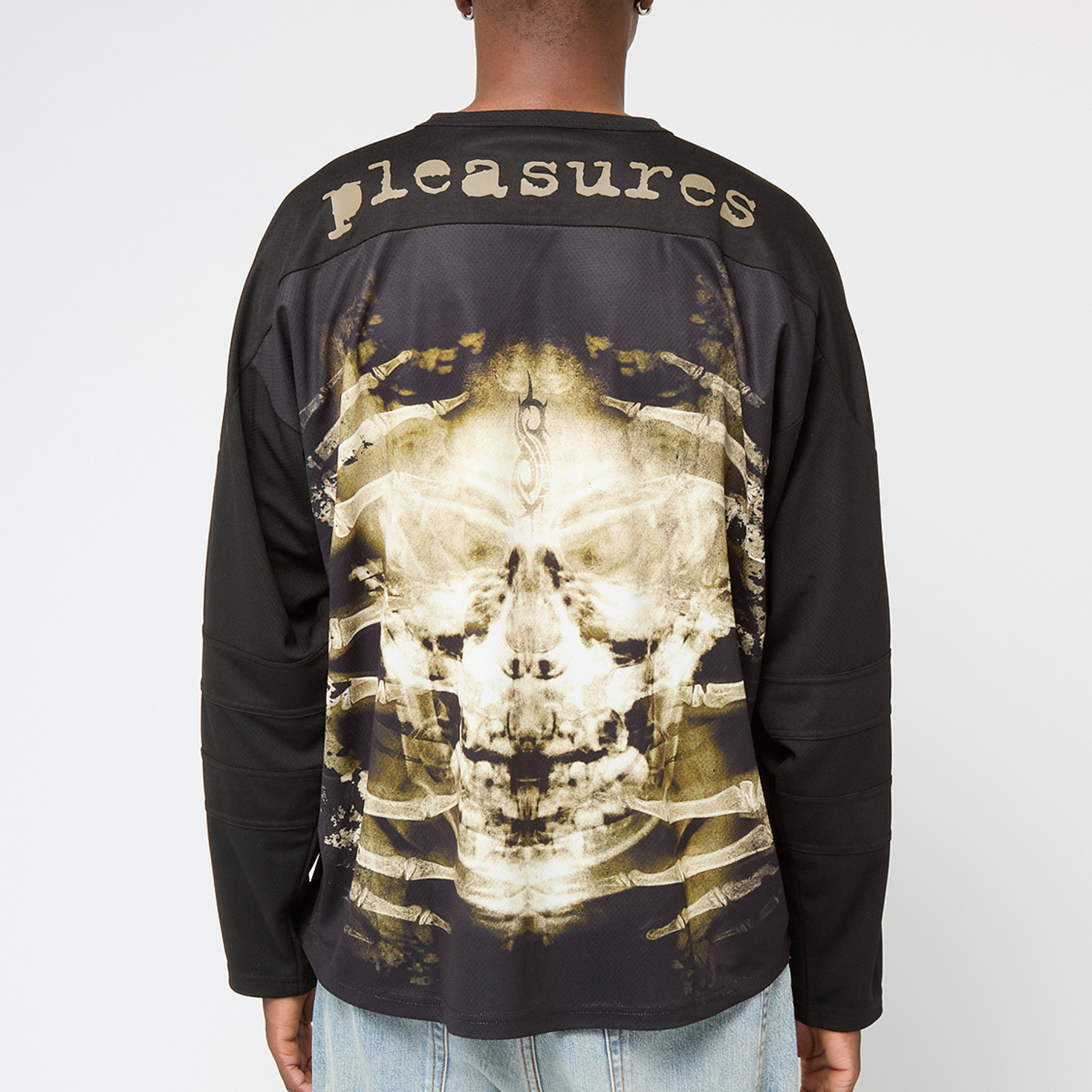 PLEASURES 関税込 X-ray ホッケージャージ X-RAY HOCKEY JERSEY – PLEASURES