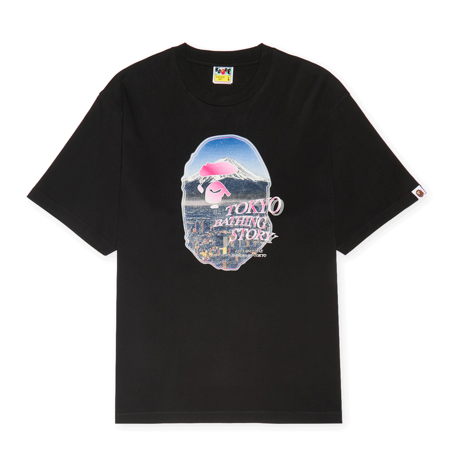 大人気★A BATHING APE MULTI LOGO APE HEAD RELAXED FIT TEE MULTI APE HEAD BY BATHING APE RELAXED FIT TEE | bape.com