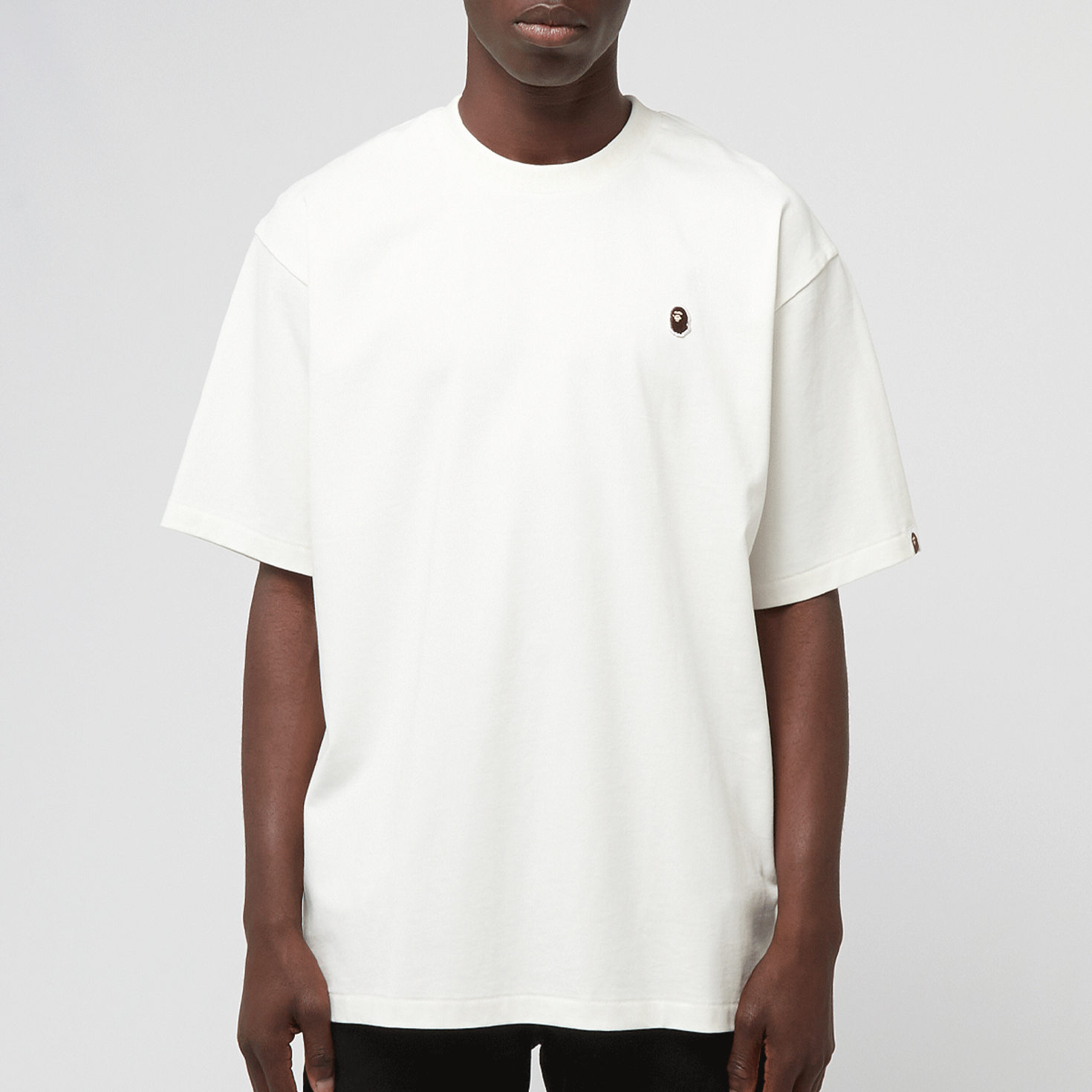 Buy A Bathing Ape One Point Relaxed Fit Tee in beige