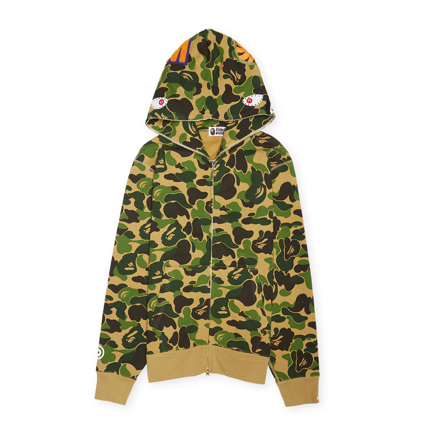 S-3XL] A BATHNIG APE Men's CITY CAMO SHARK FULL ZIP HOODIE