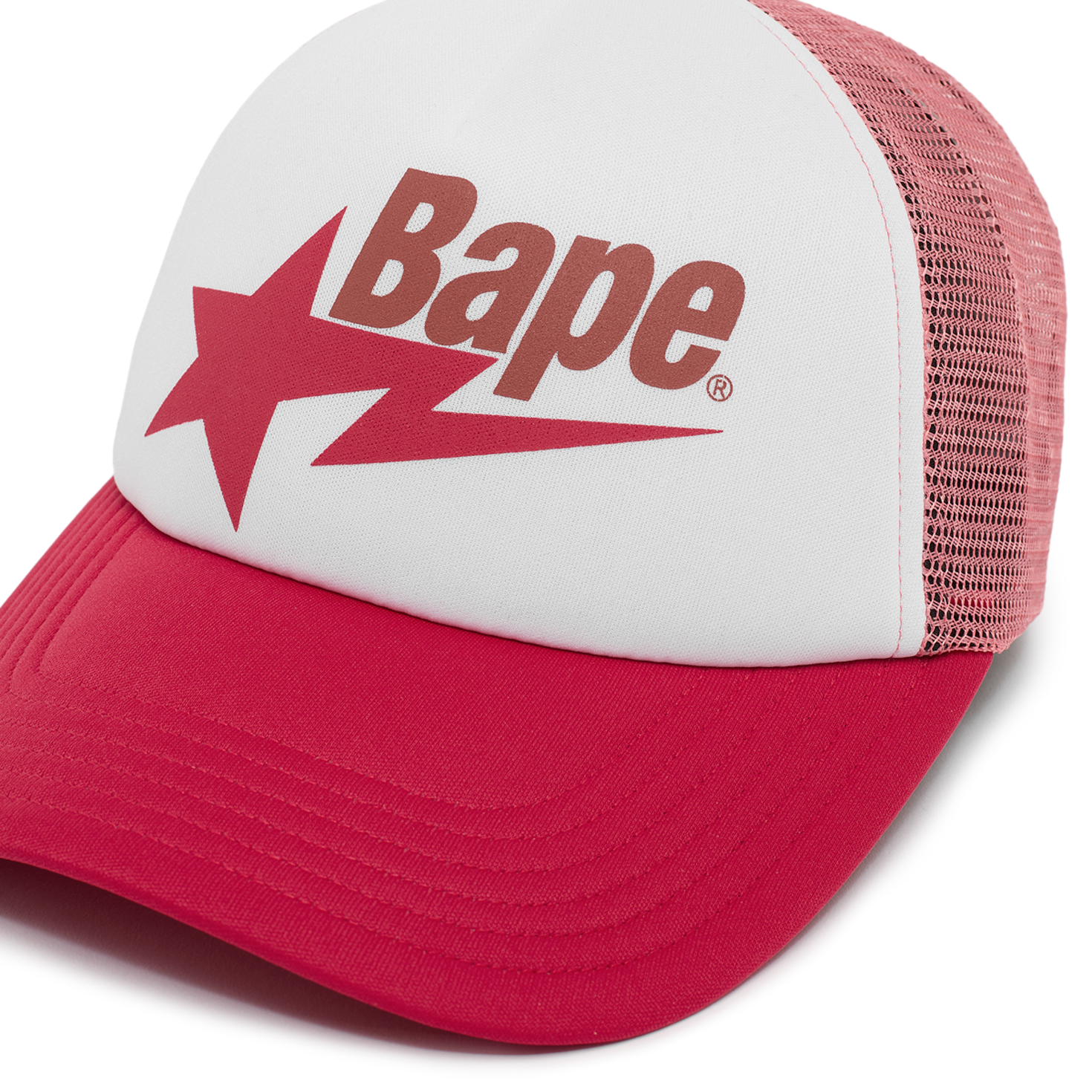 A BATHING APE I LOVE BAPE MESH CAP レッド A BATHING APE I LOVE BAPE MESH CAP – happyjagabee store
