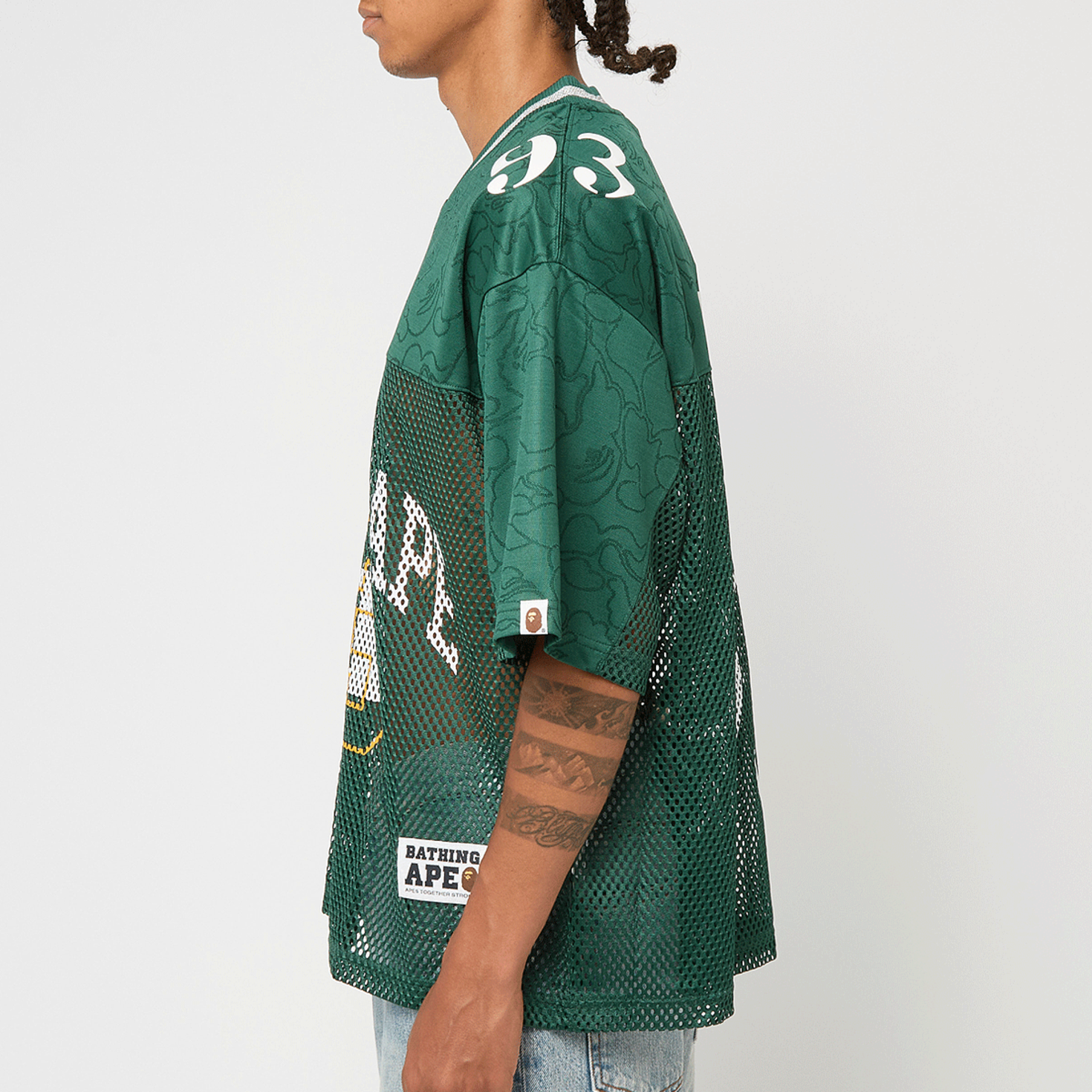 A BATHING APE  ☆2014 1stカモ サッカーボール グリーン A BATHING APE ☆2014 1stカモ サッカーボール グリーン - メルカリ