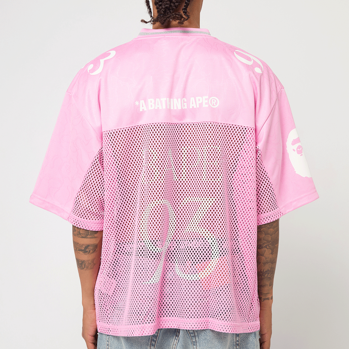 Buy A Bathing Ape Line Camo Multi Logo Relaxed Fit Football