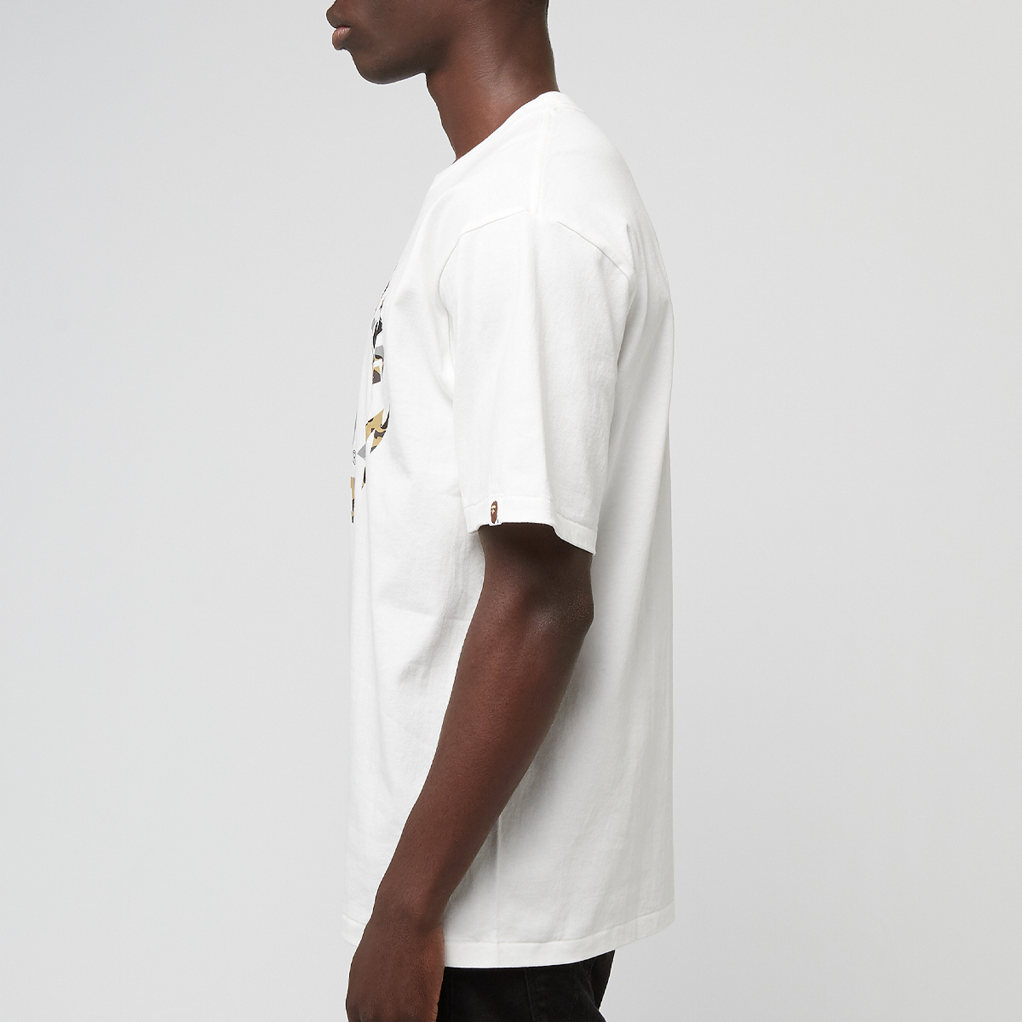 Buy A Bathing Ape 1st Camo Crazy Sta College Tee in white