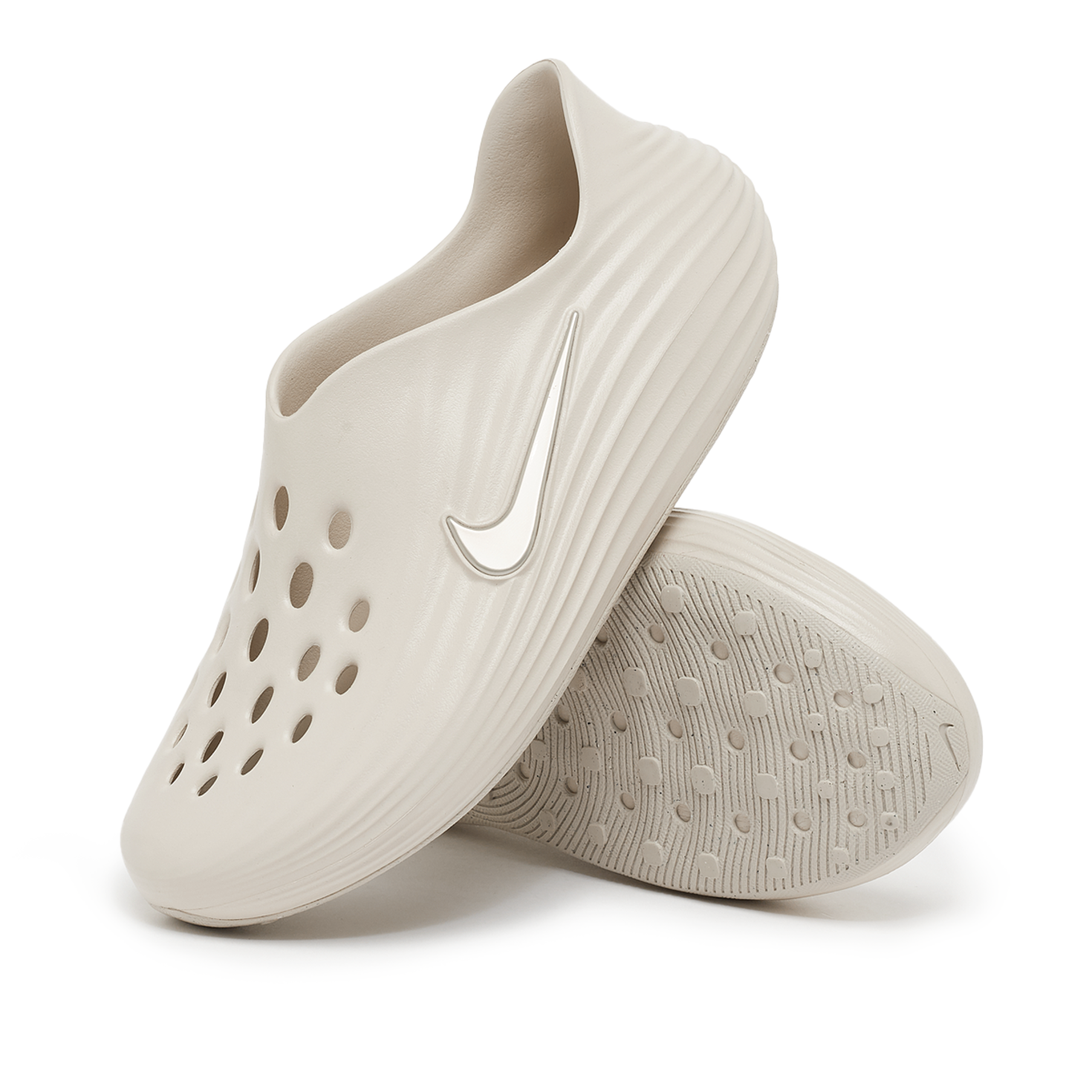 【最安値】Nike ReactX リジュビネイト ベージュ 26cm NIKE ナイキ REACTX REJUVEN8 SLIDE リアクトX リジュビネイト