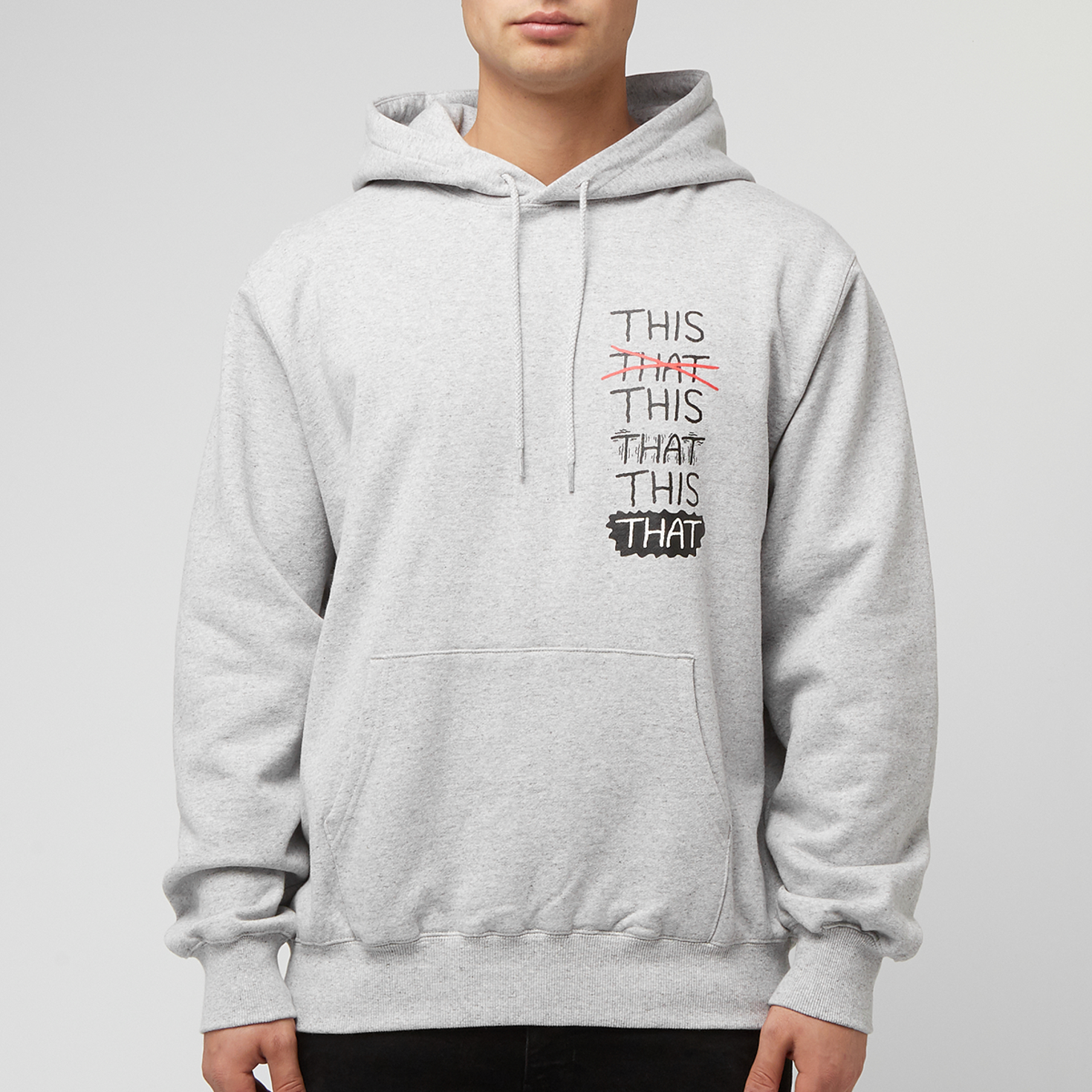 Buy thisisneverthat THISTHAT Skate Hoodie in grey