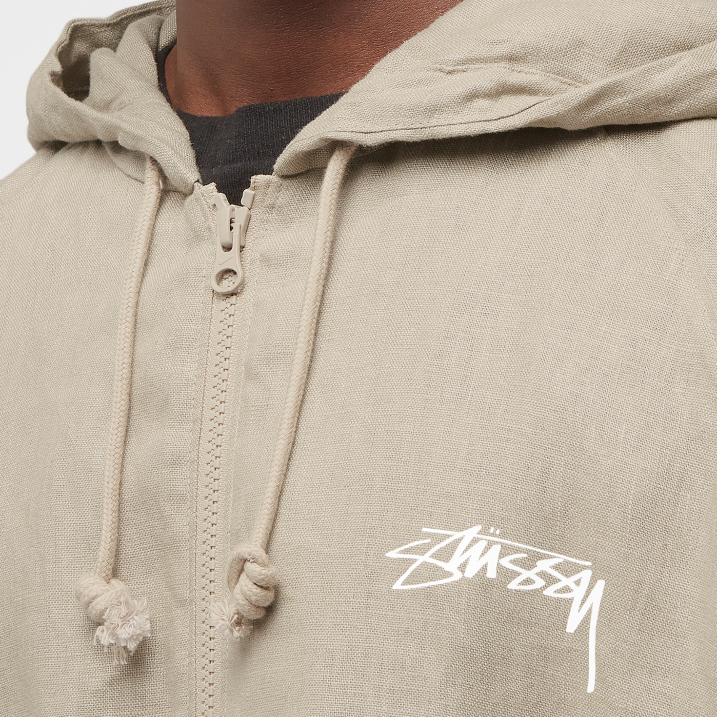 Stussy Nike Linen JacketHoodie Mサイズ ベージュ Nike x Stussy Linen Jacket Hoodie 'Beige White' FZ5751-263