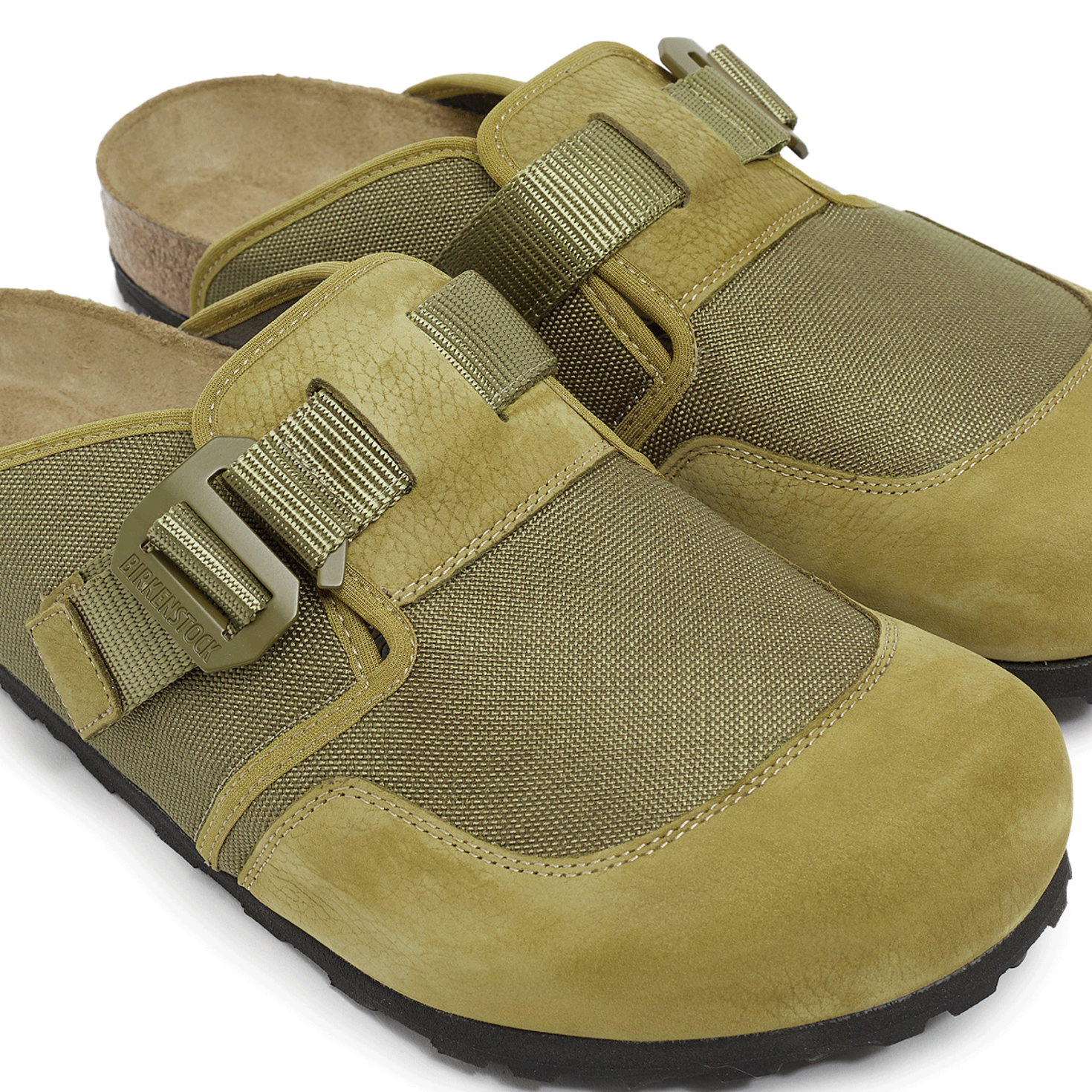 Buy Birkenstock Boston Nova Tex in green | 1028304 at solebox