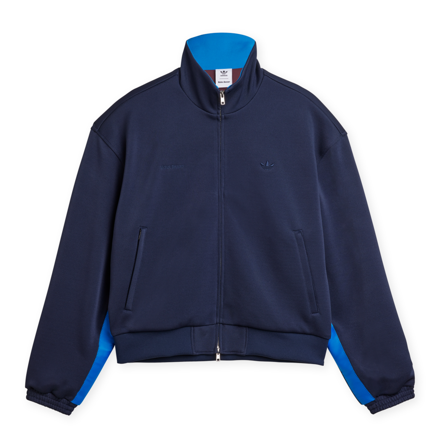 Buy adidas Originals x Wales Bonner Pique Track Top in blue