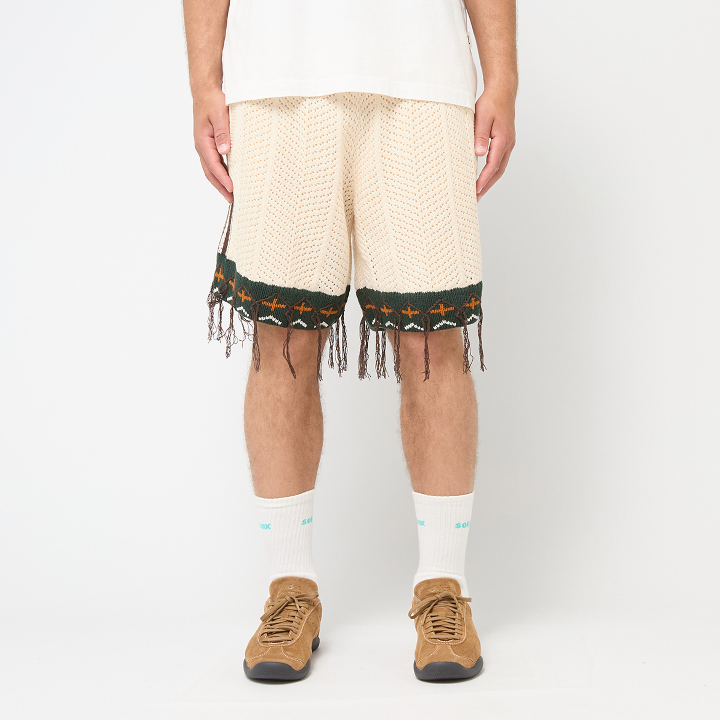 Buy adidas Originals x Clot Short IV in beige | JX6554 at