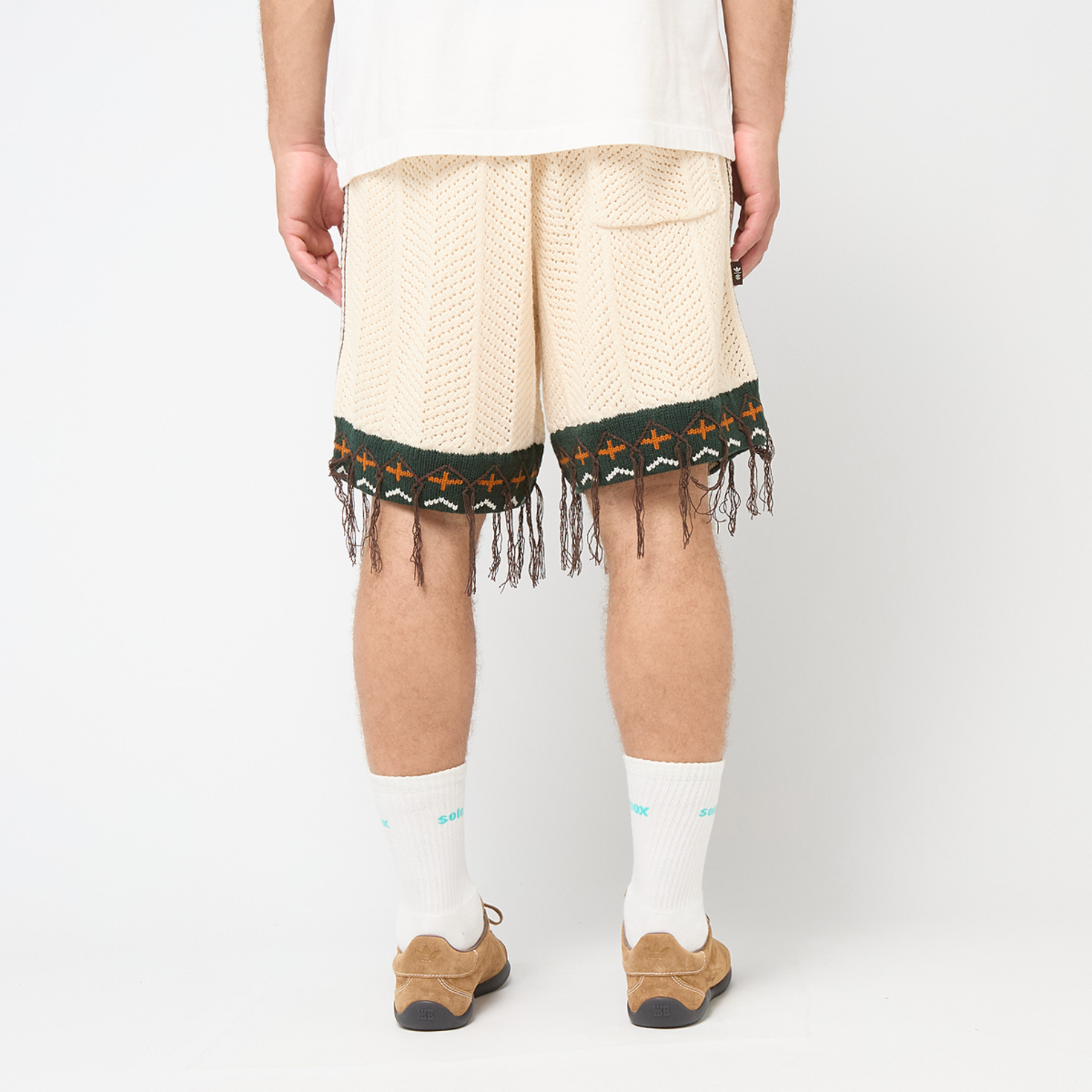 Buy adidas Originals x Clot Short IV in beige | JX6554 at