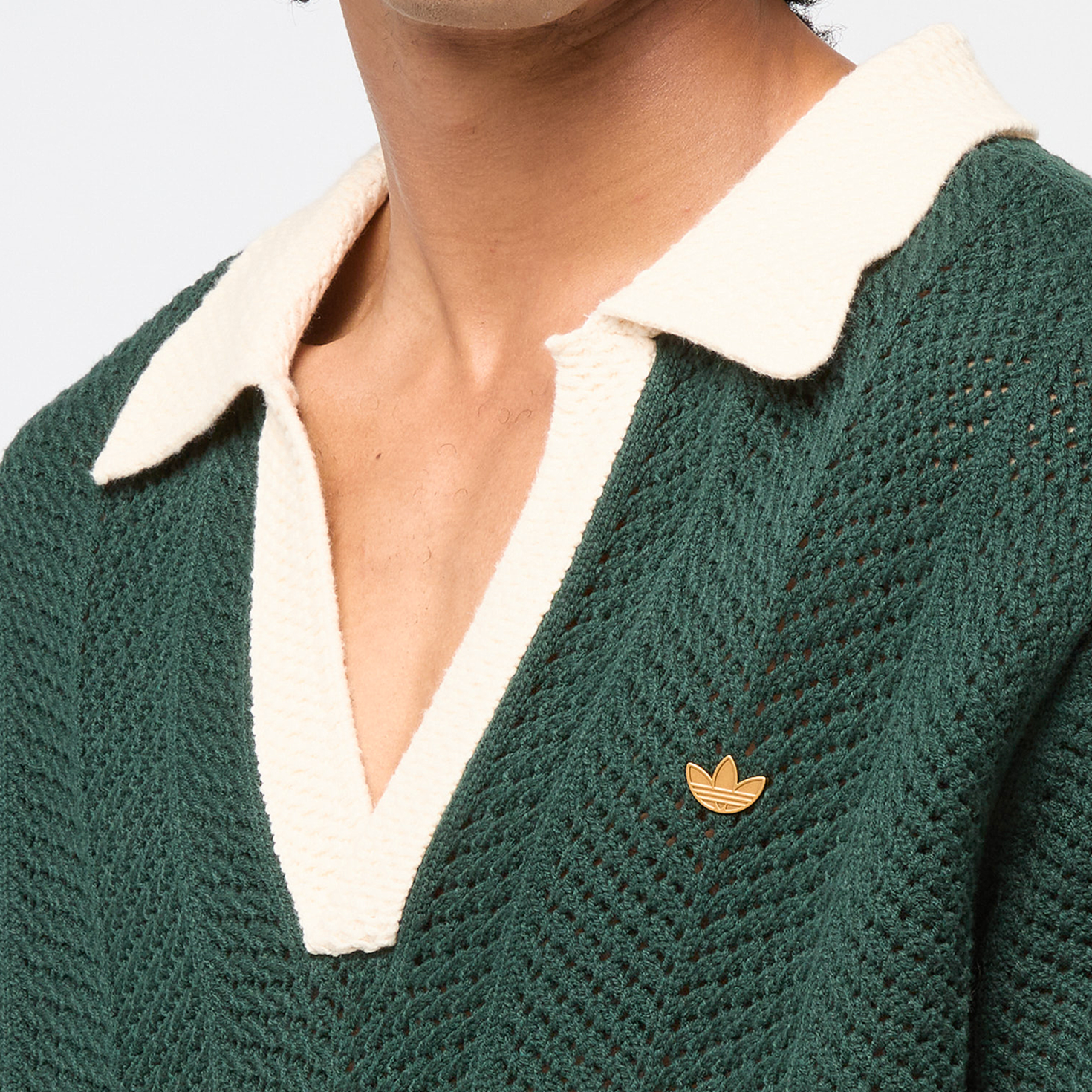 ☆Adidas x CLOT☆Originals Pique Polo Green Buy adidas Originals x Clot Shortsleeve Poloshirt in vert