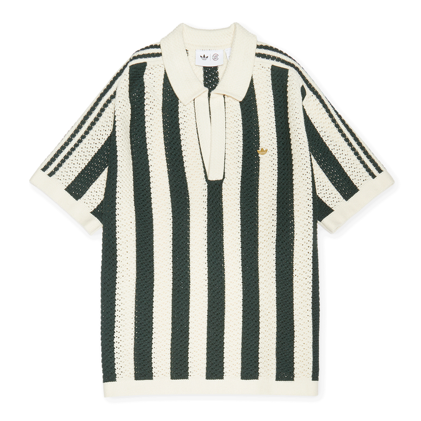 トップス adidas x CLOT Crochet Polo \"Core White\" トップス adidas x CLOT Crochet Polo Core White adidas CLOT