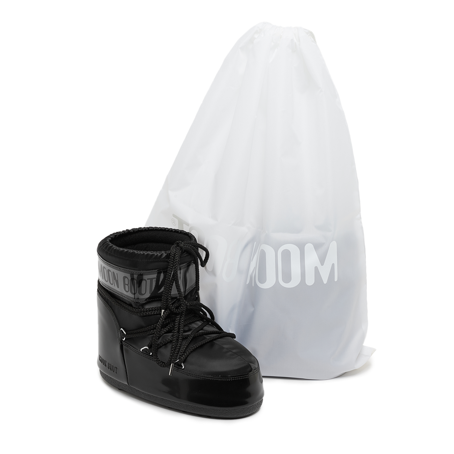 Buy Moon Boot Wmns Icon Low Glance in black | 80D1409350