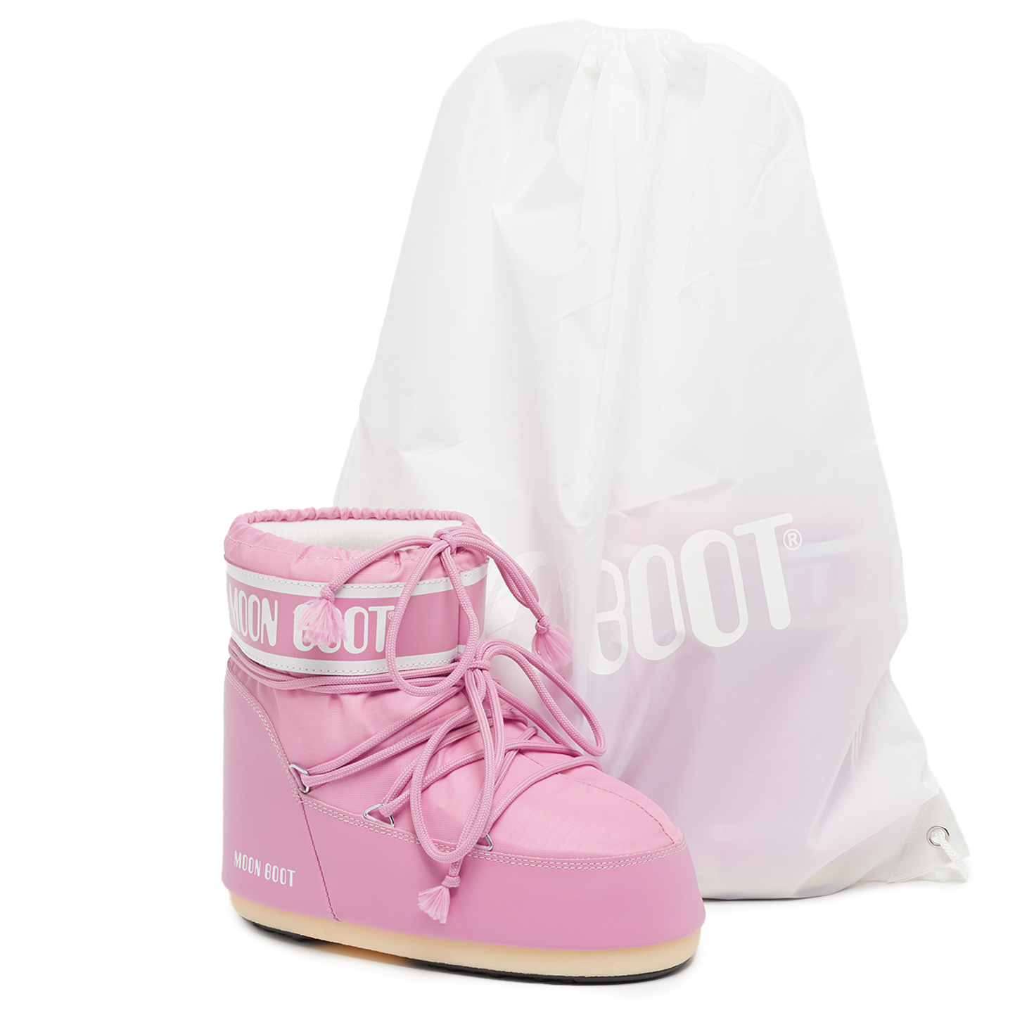 Buy Moon Boot Wmns Icon Low Nylon in light pink | 80D1409340
