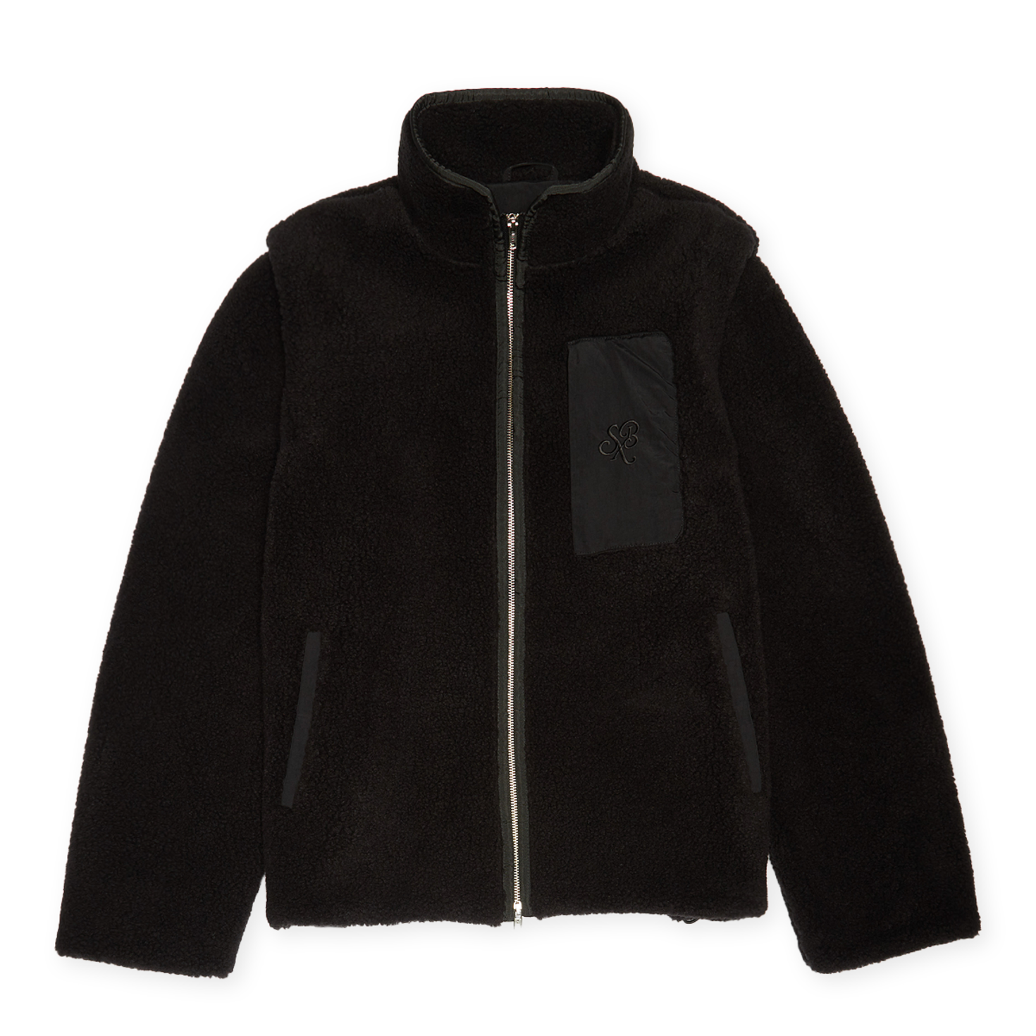 Buy solebox Teddy Fleece Jacket in schwarz SBX-TEDDYFLEECE