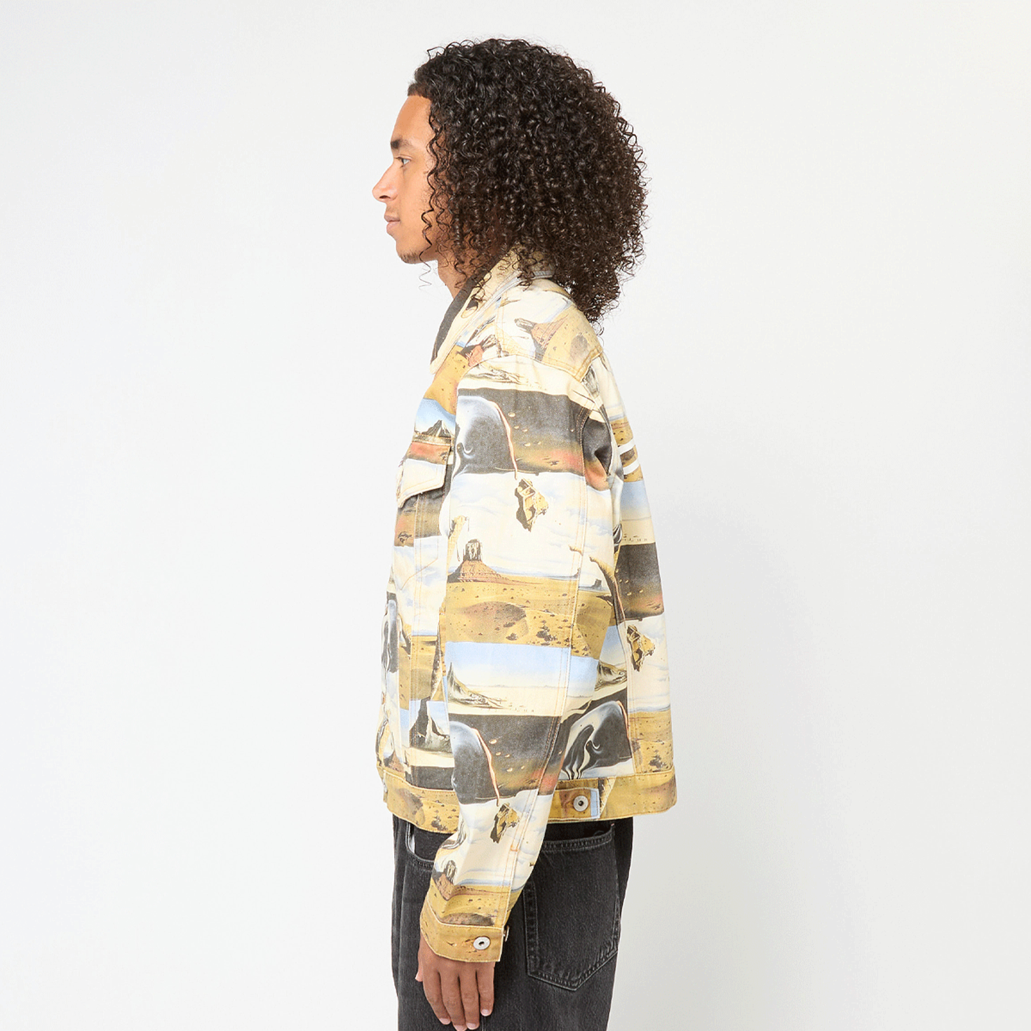 Buy ICECREAM Dreamscape Denim Trucker Jacket in multicolor