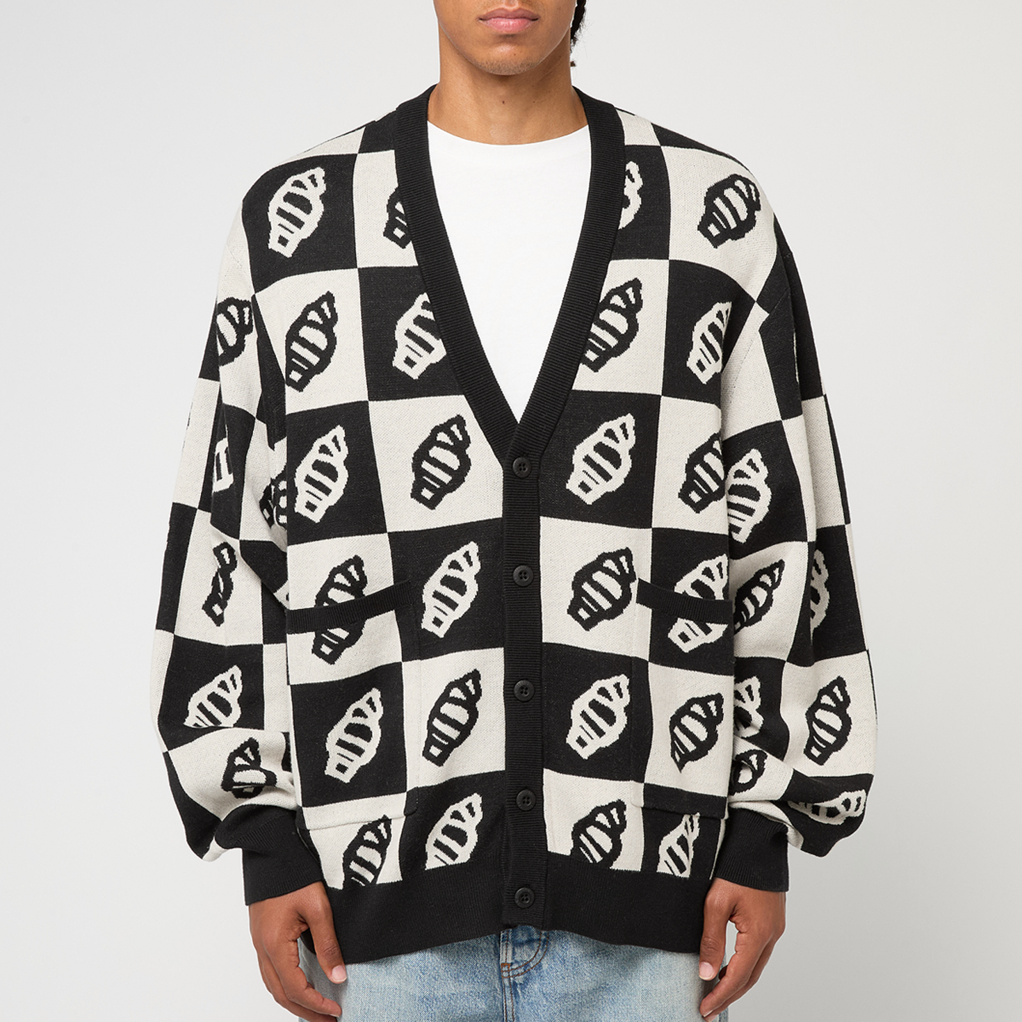 【最終値下】 ICECREAM KNIT CARDIGAN with BADGE Elsie Knit Cardigan Cream – VRG GRL